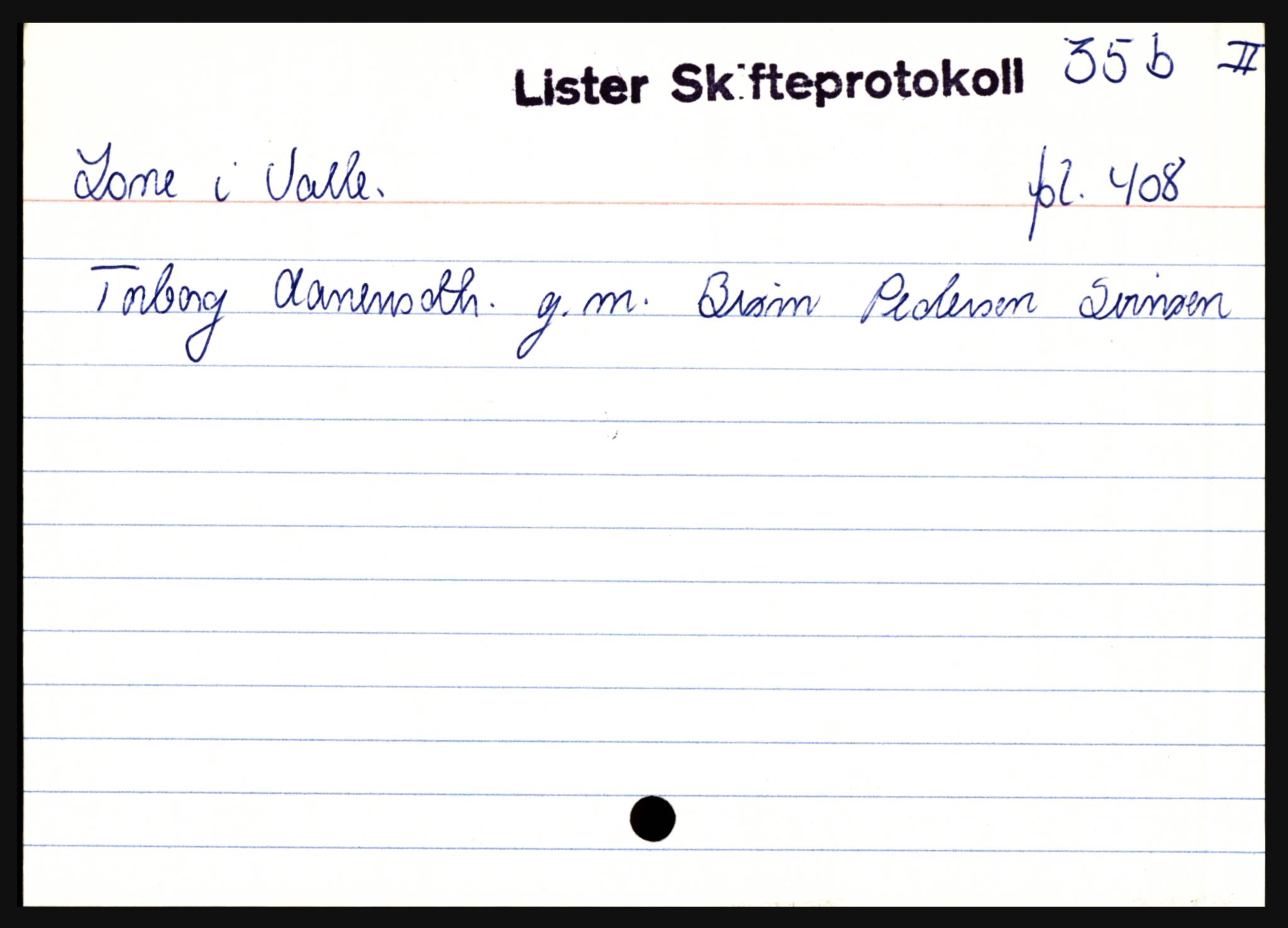 Lister sorenskriveri, AV/SAK-1221-0003/H, p. 24301