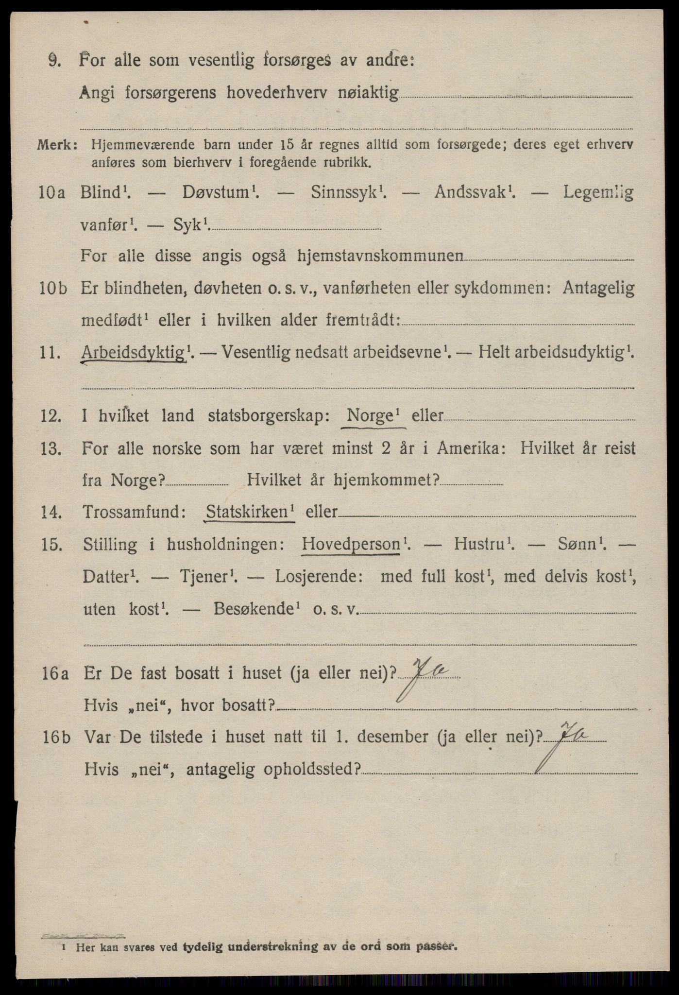 SAT, 1920 census for Aukra, 1920, p. 6934