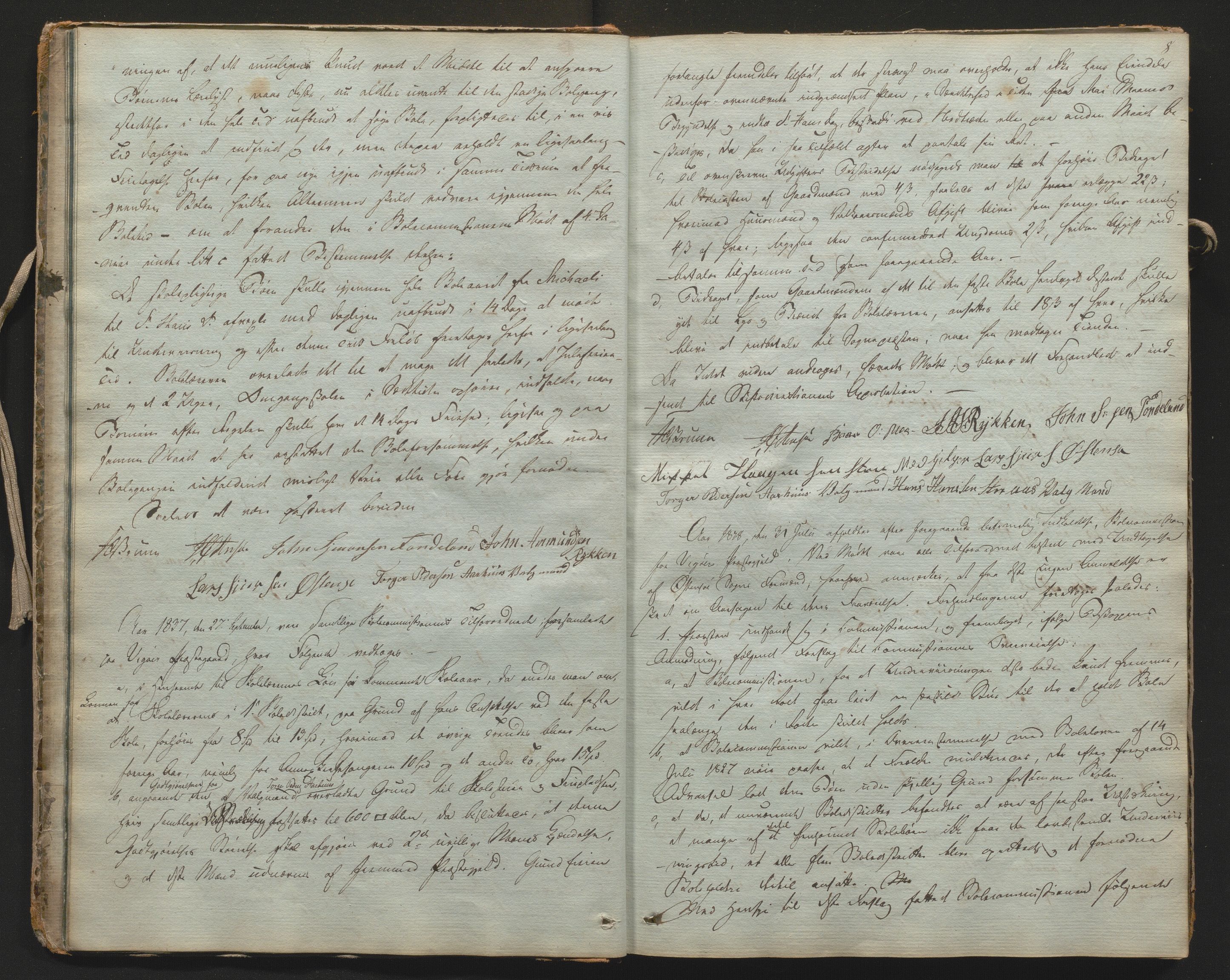 Kvam sokneprestembete, AV/SAB-A-76201/J/Jb/Jba/L0001: Forhandlingsprotokoll Vikør skulekommisjon, 1828-1875