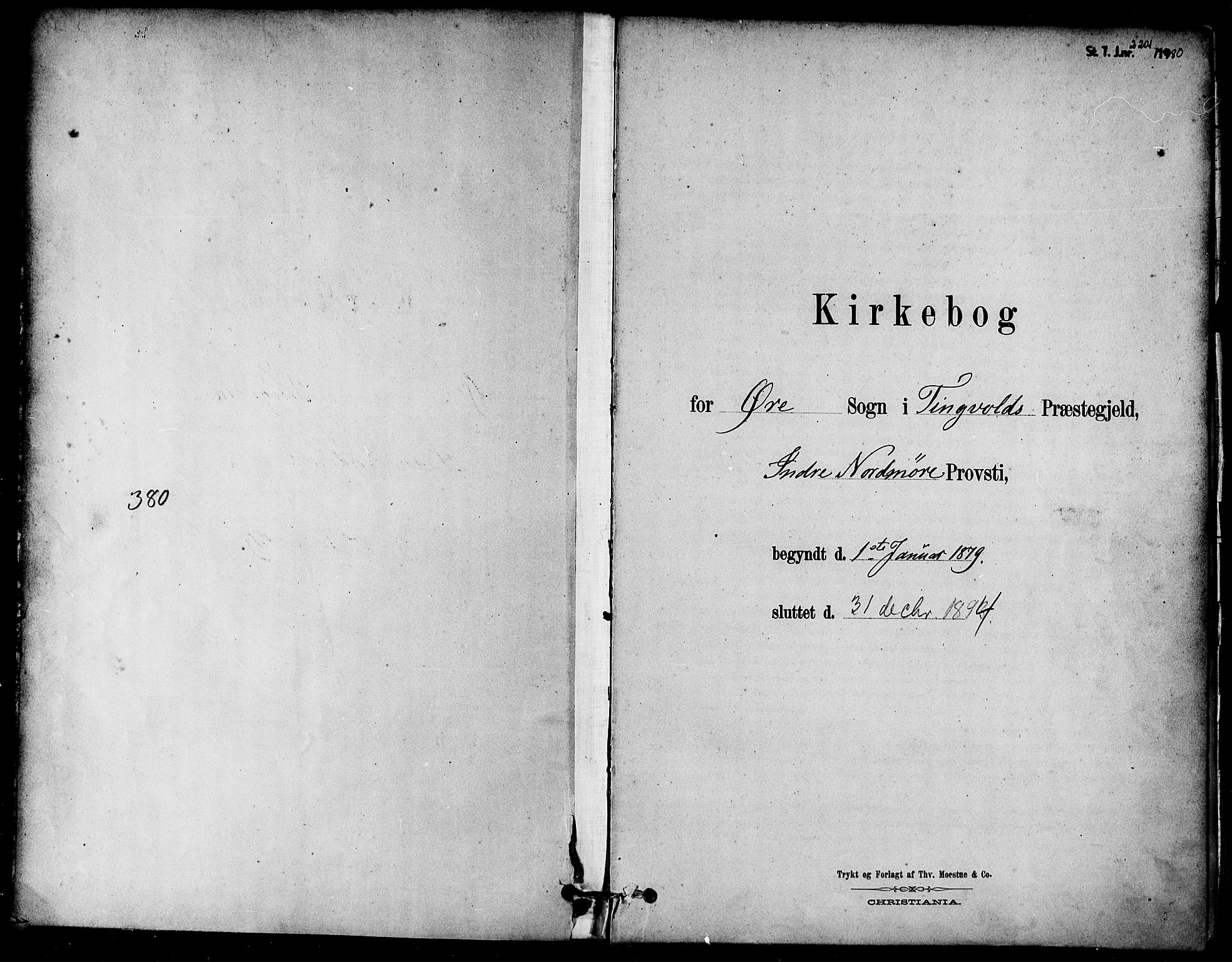 Ministerialprotokoller, klokkerbøker og fødselsregistre - Møre og Romsdal, AV/SAT-A-1454/584/L0967: Parish register (official) no. 584A07, 1879-1894