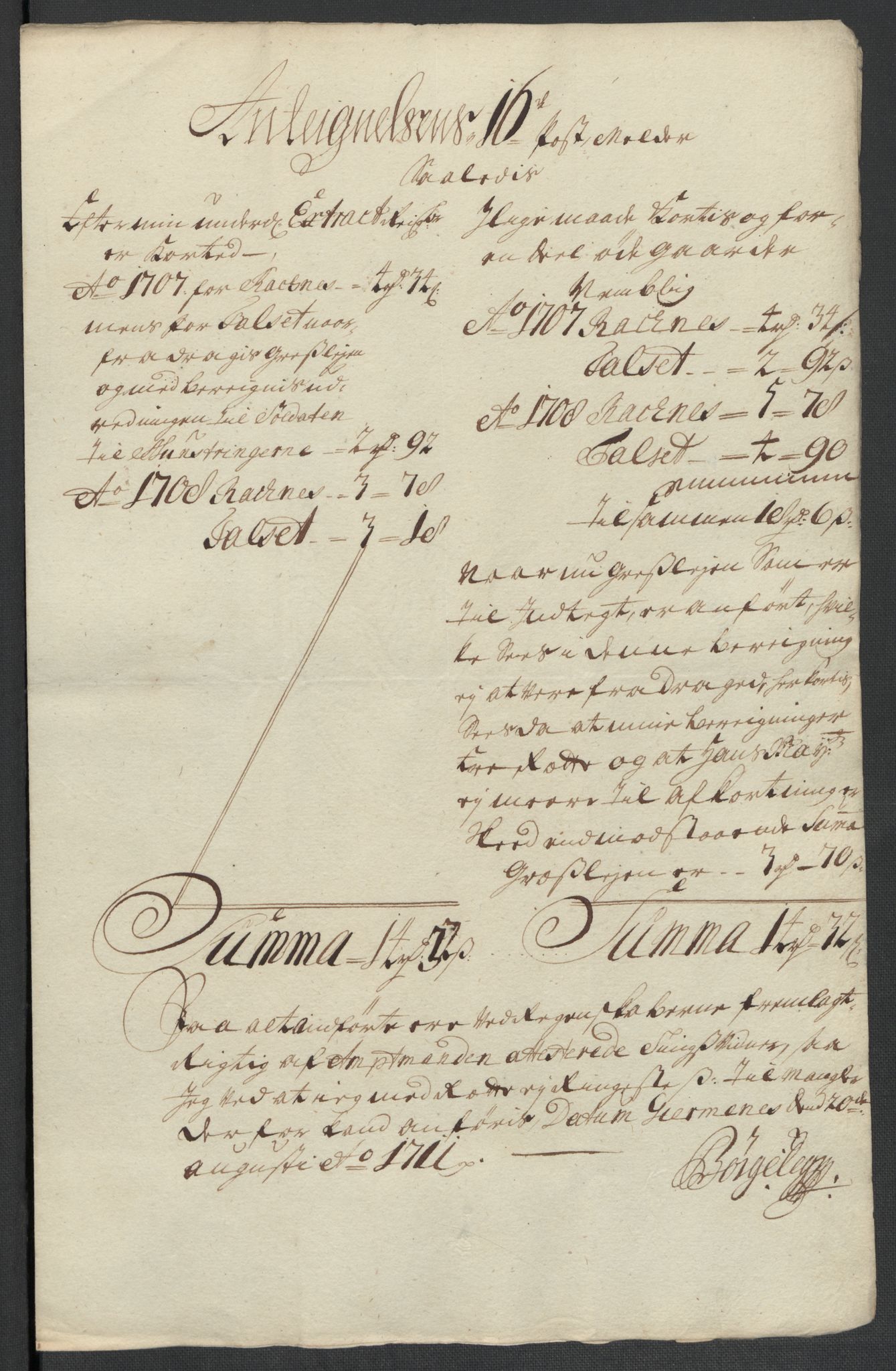 Rentekammeret inntil 1814, Reviderte regnskaper, Fogderegnskap, AV/RA-EA-4092/R55/L3658: Fogderegnskap Romsdal, 1707-1708, p. 402