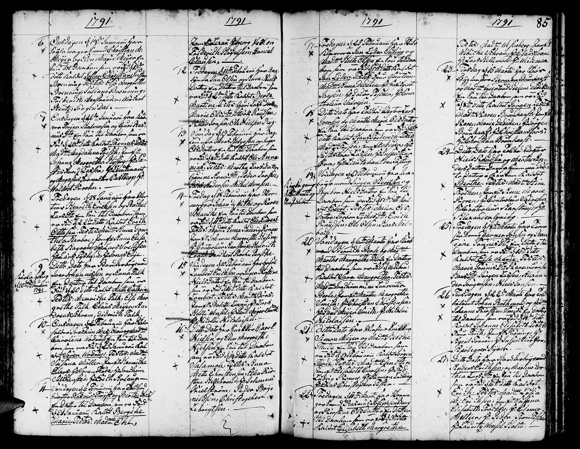 Nykirken Sokneprestembete, SAB/A-77101/H/Haa/L0005: Parish register (official) no. A 5, 1775-1808, p. 85