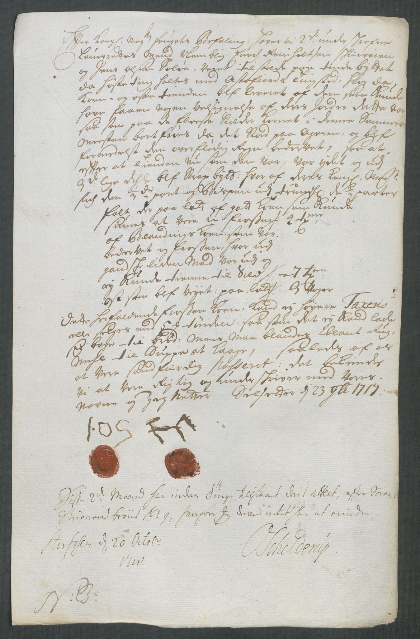 Rentekammeret inntil 1814, Reviderte regnskaper, Fogderegnskap, AV/RA-EA-4092/R68/L4763: Fogderegnskap Senja og Troms, 1717, p. 254