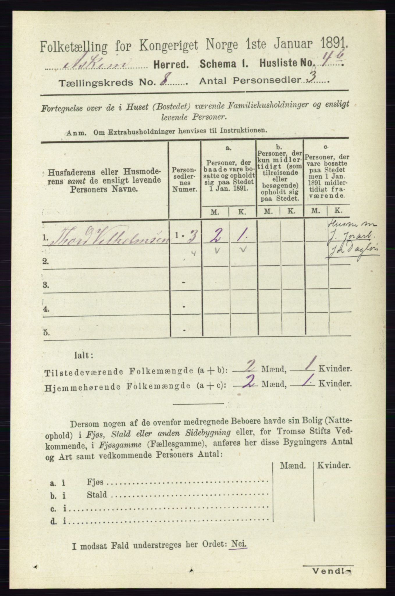 RA, 1891 census for 0124 Askim, 1891, p. 1214