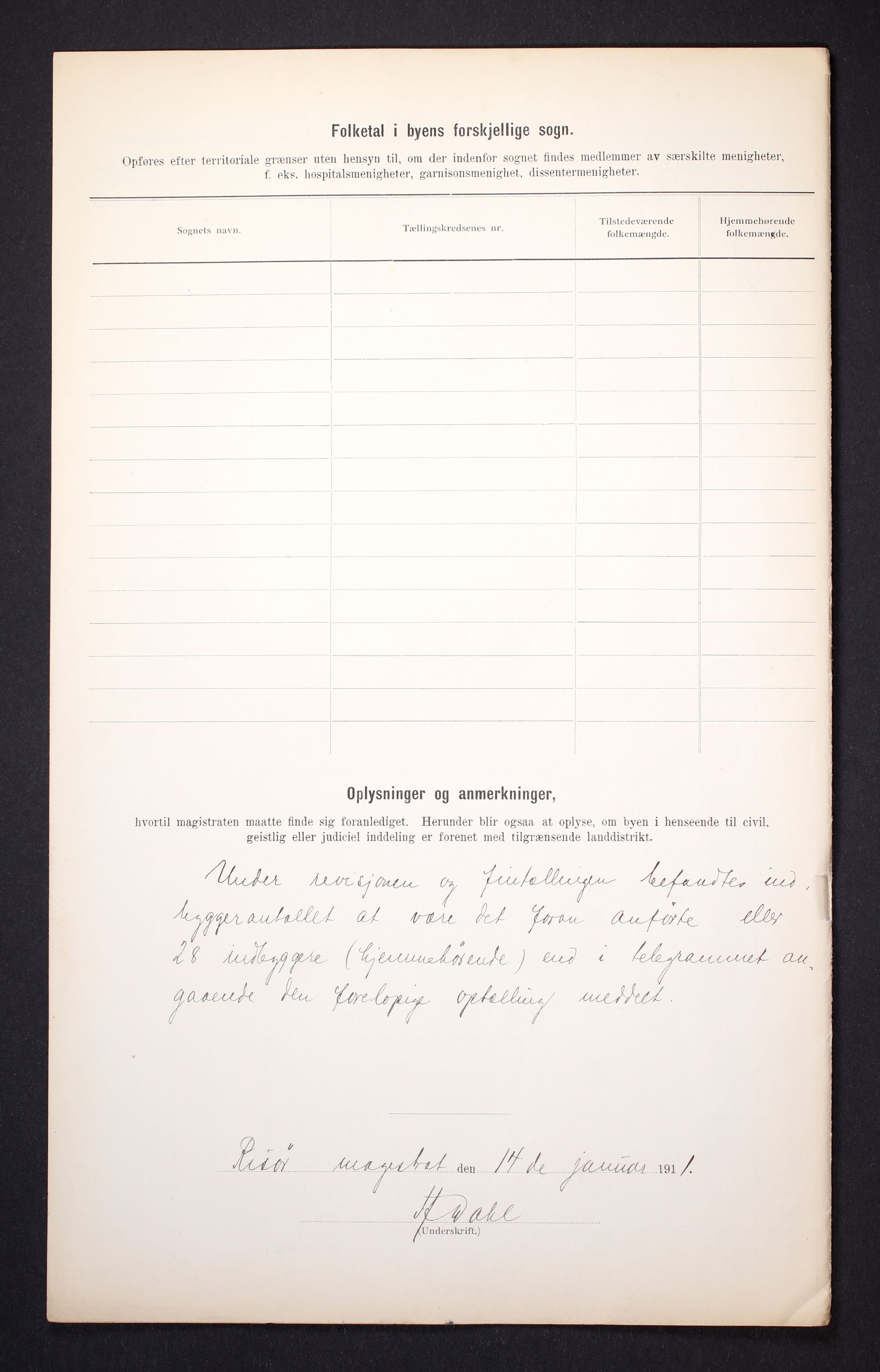 RA, 1910 census for Risør, 1910, p. 4