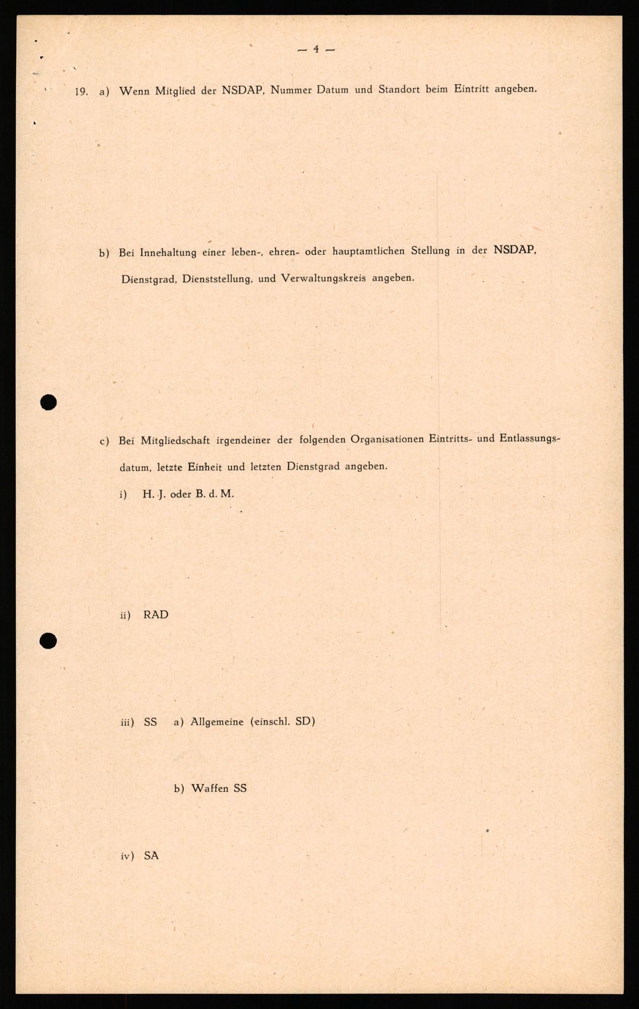Forsvaret, Forsvarets overkommando II, AV/RA-RAFA-3915/D/Db/L0038: CI Questionaires. Tyske okkupasjonsstyrker i Norge. Østerrikere., 1945-1946, p. 22