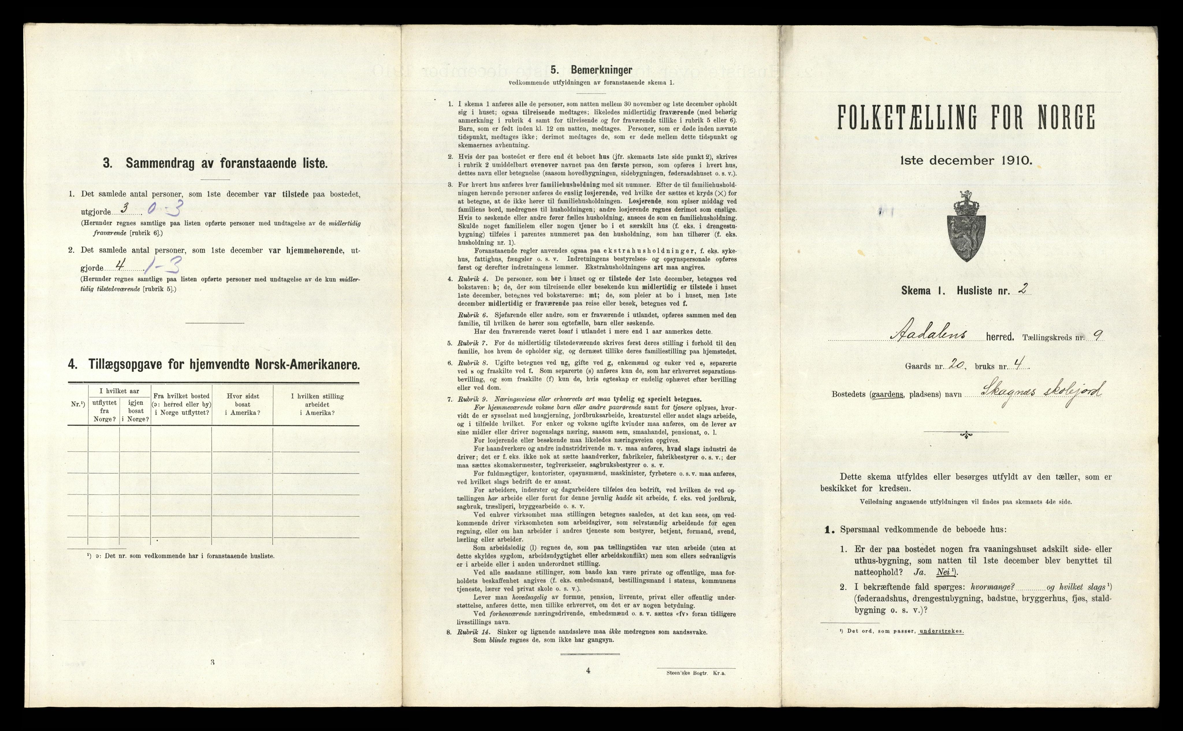 RA, 1910 census for Ådal, 1910, p. 785