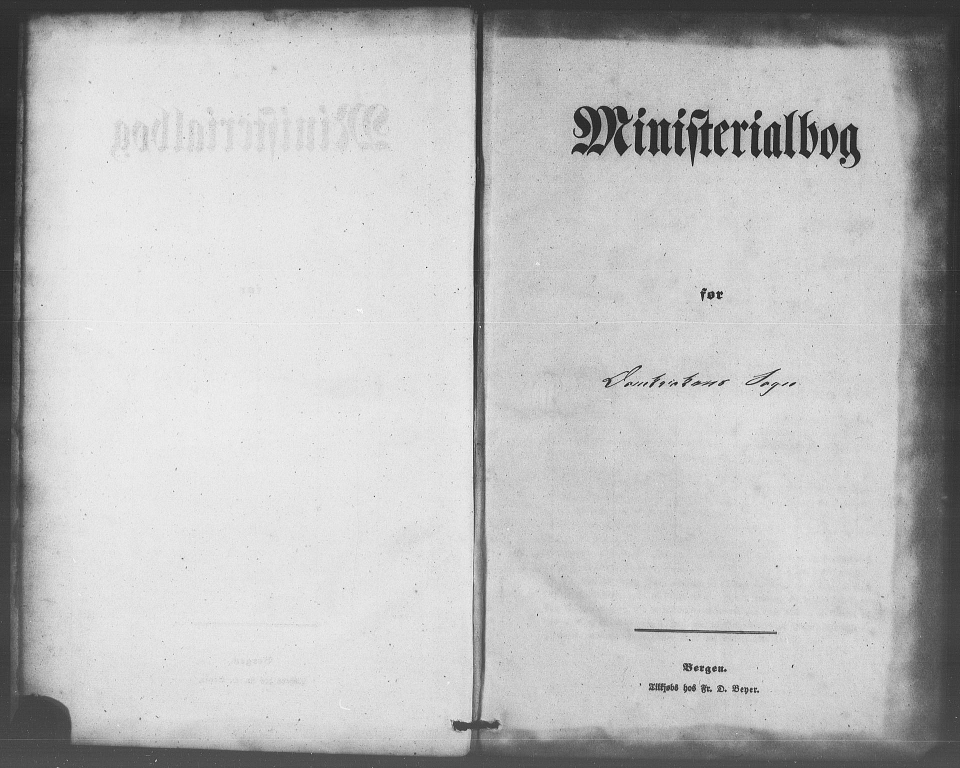 Domkirken sokneprestembete, AV/SAB-A-74801/H/Haa/L0047: Parish register (official) no. F 2, 1852-1868