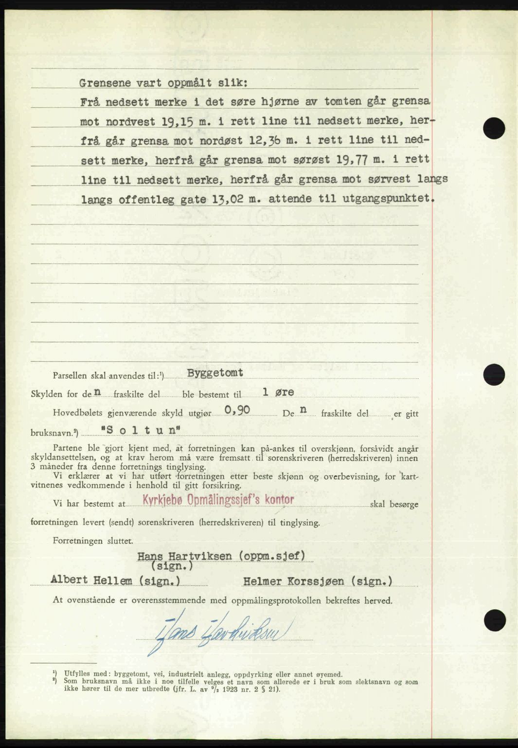 Ytre Sogn tingrett, AV/SAB-A-2601/1/G/Gbb/L0009: Mortgage book no. A6 - A7 (B4), 1950-1950, Diary no: : 914/1950