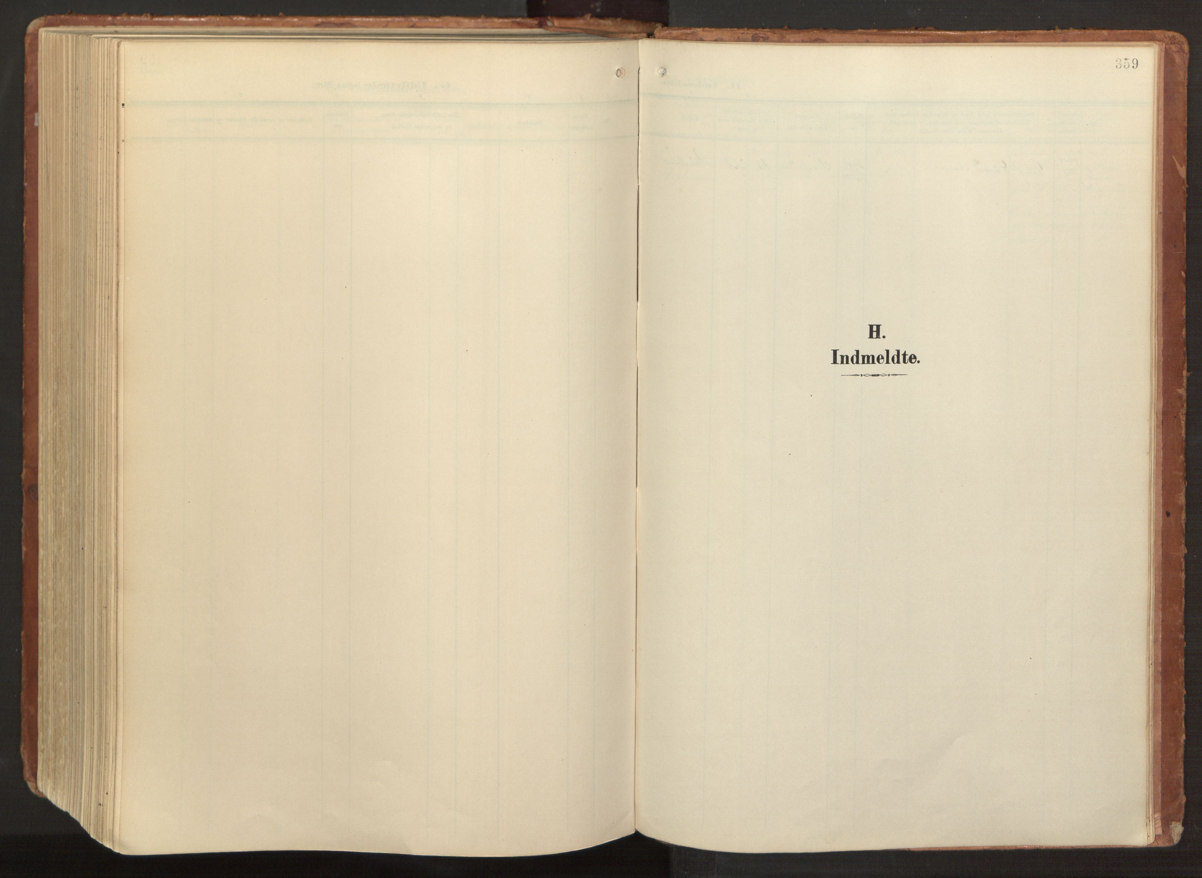 Hamre sokneprestembete, SAB/A-75501/H/Ha/Haa/Haab/L0002: Parish register (official) no. B 2, 1905-1924, p. 359