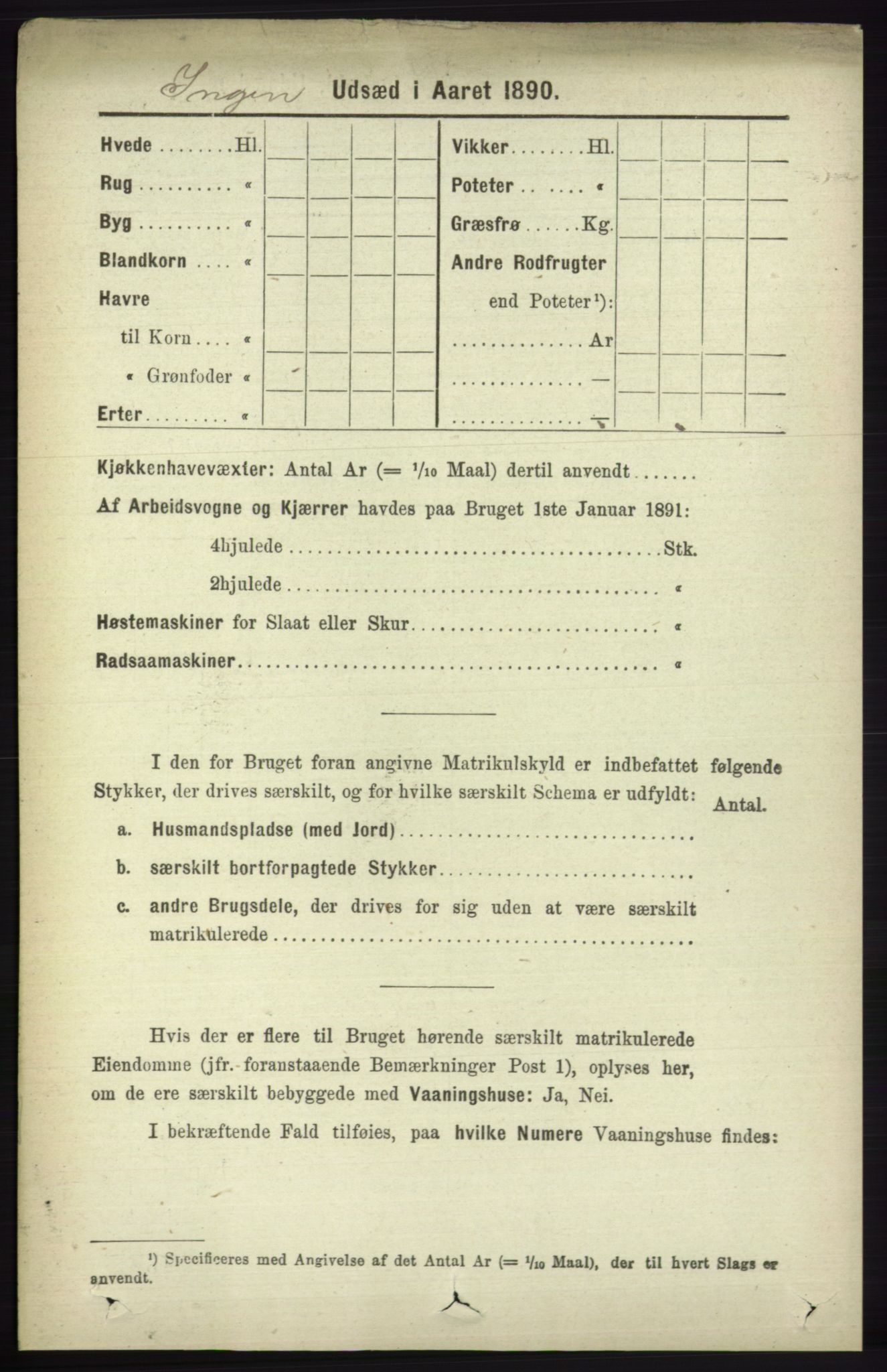 RA, 1891 census for 1230 Ullensvang, 1891, p. 7323