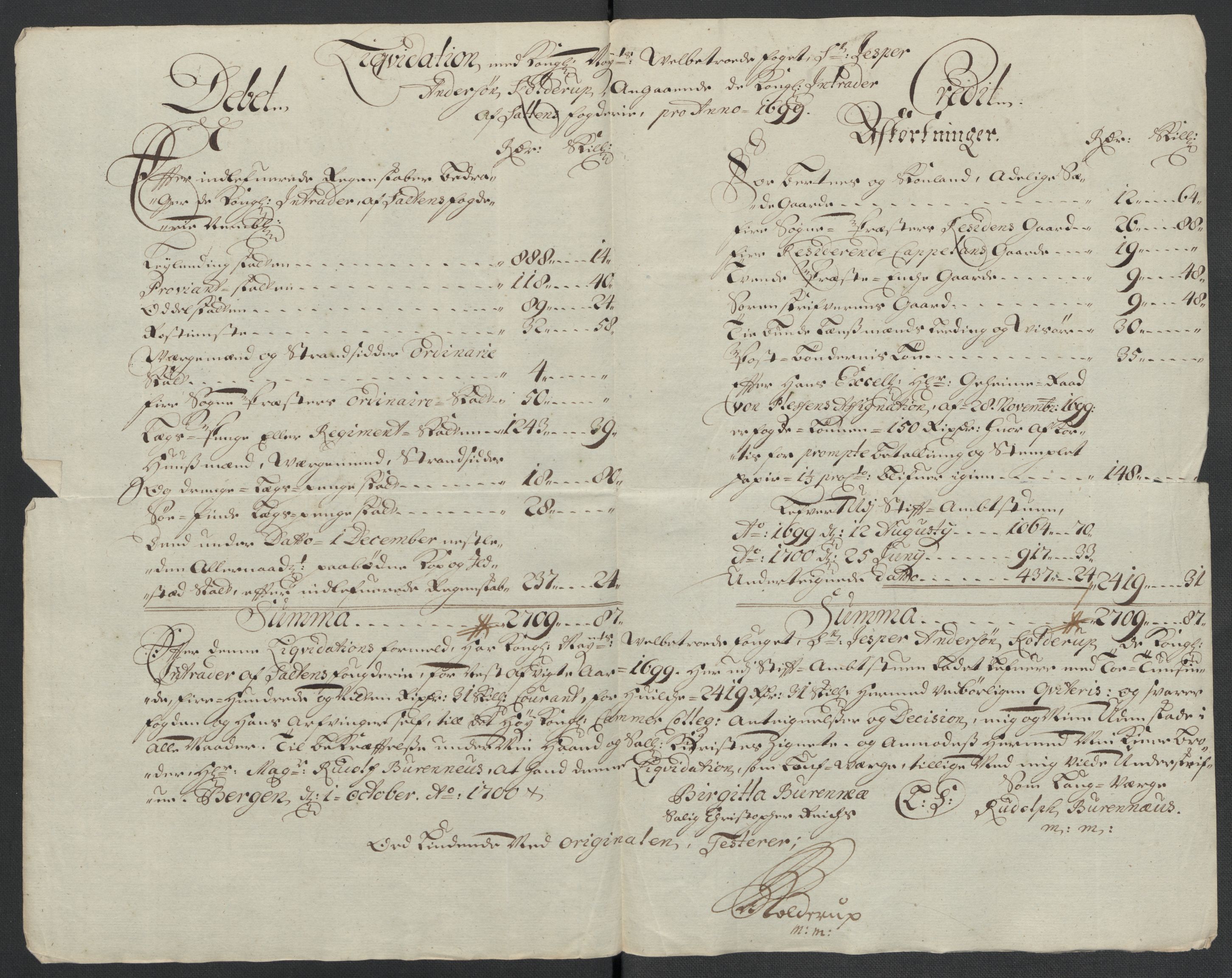 Rentekammeret inntil 1814, Reviderte regnskaper, Fogderegnskap, RA/EA-4092/R66/L4579: Fogderegnskap Salten, 1697-1700, p. 458