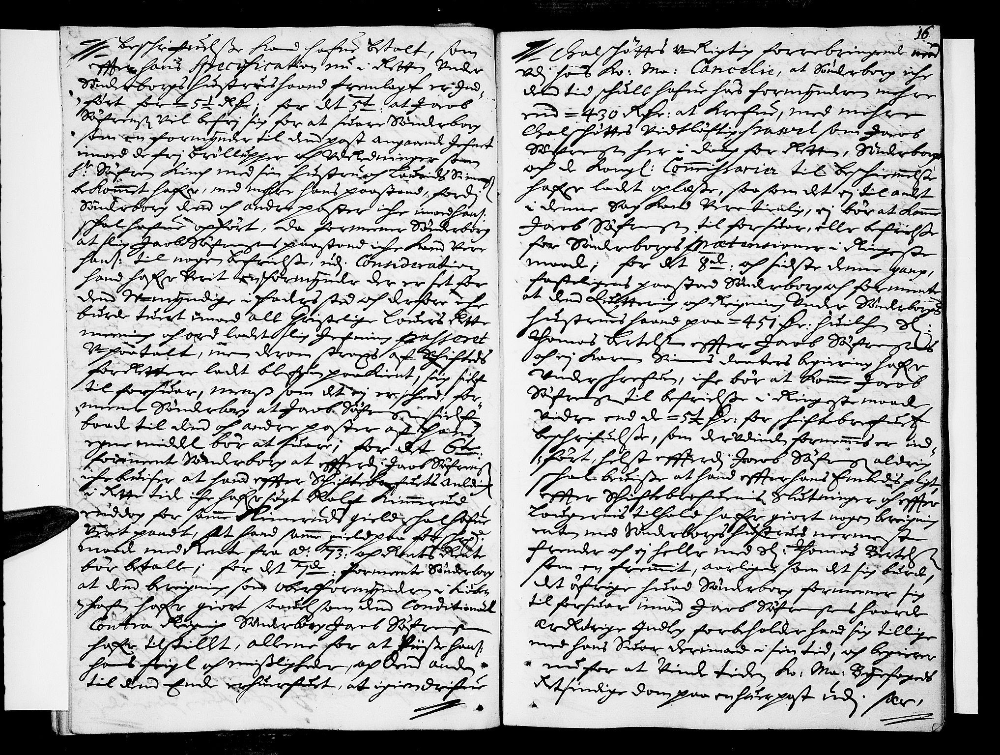 Drammen byfogd, AV/SAKO-A-222/F/Fa/L0018: Tingbok for Bragernes, 1687, p. 15b-16a