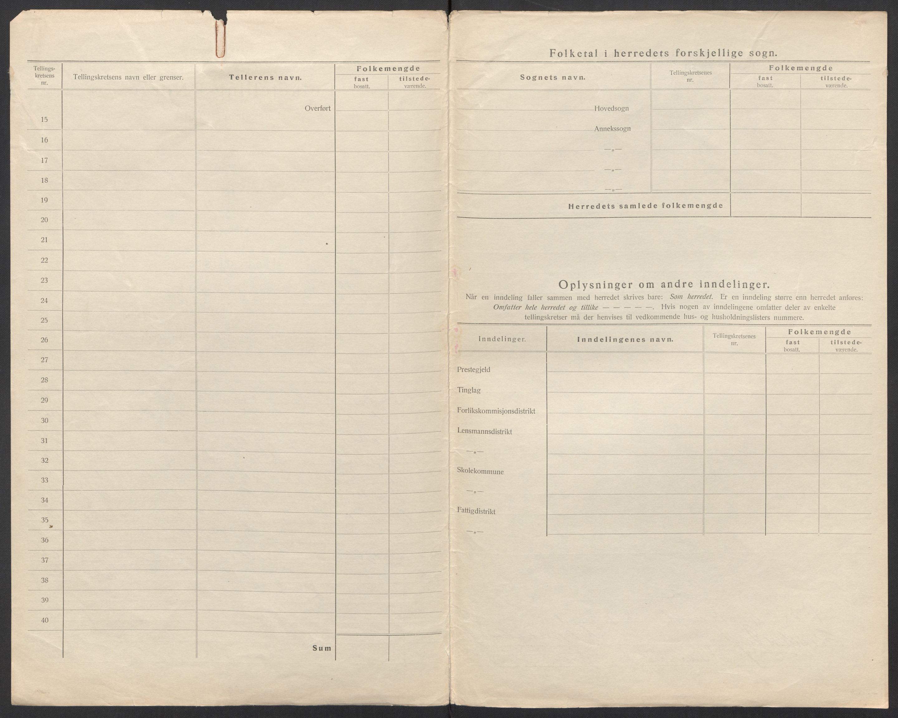 SAT, 1920 census for Vik, 1920, p. 4