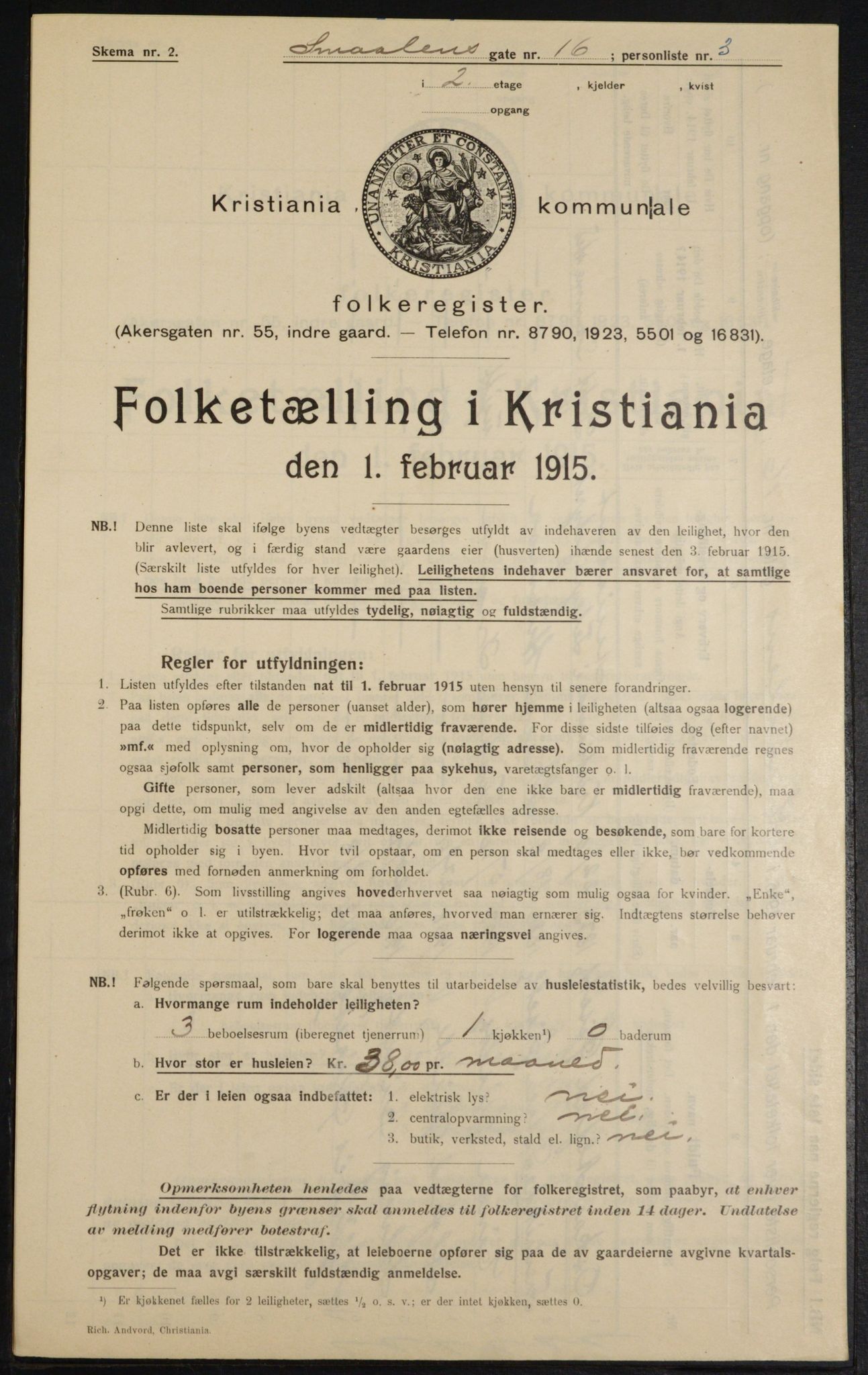 OBA, Municipal Census 1915 for Kristiania, 1915, p. 97807