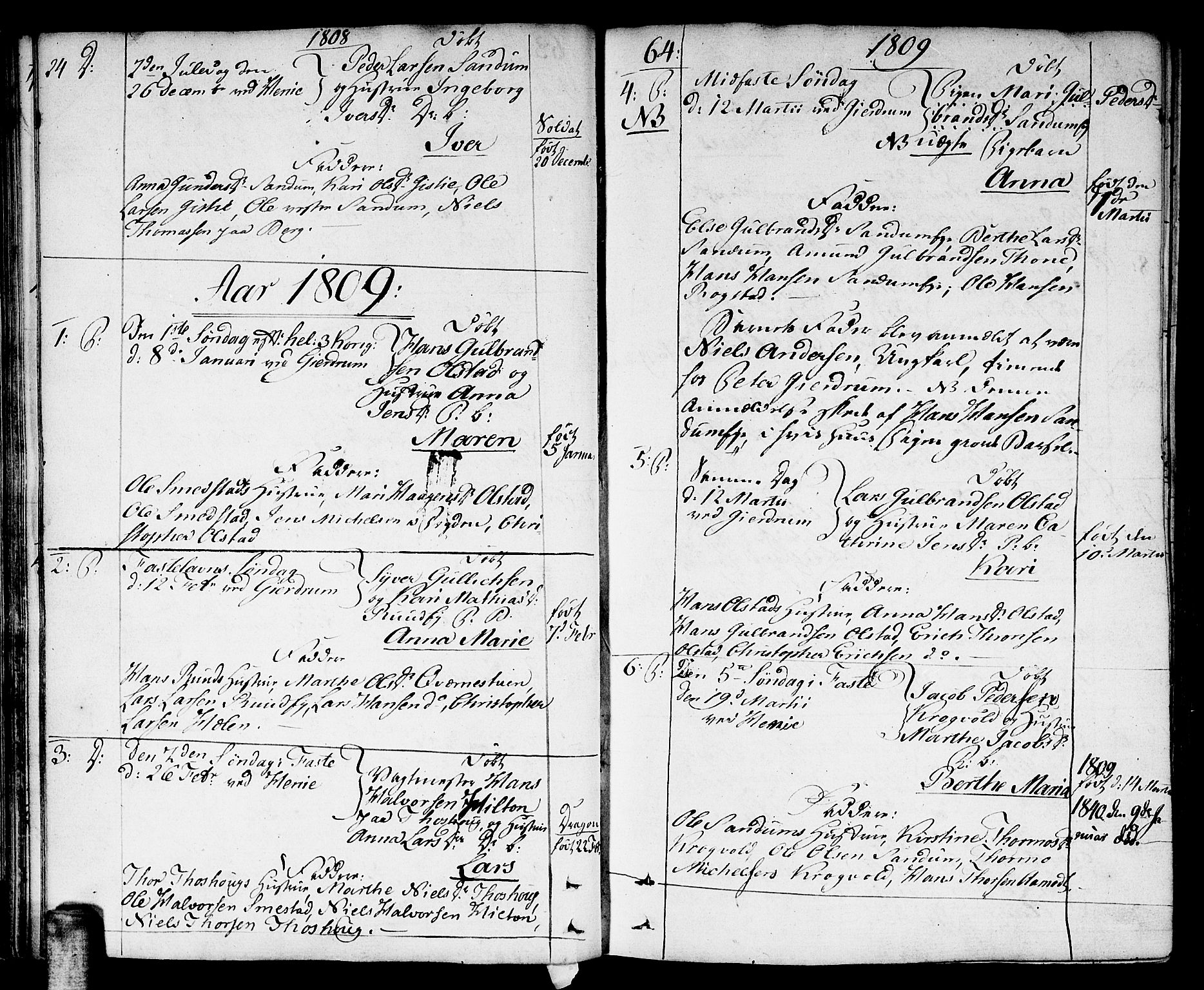 Gjerdrum prestekontor Kirkebøker, AV/SAO-A-10412b/F/Fa/L0003: Parish register (official) no. I 3, 1798-1815, p. 64