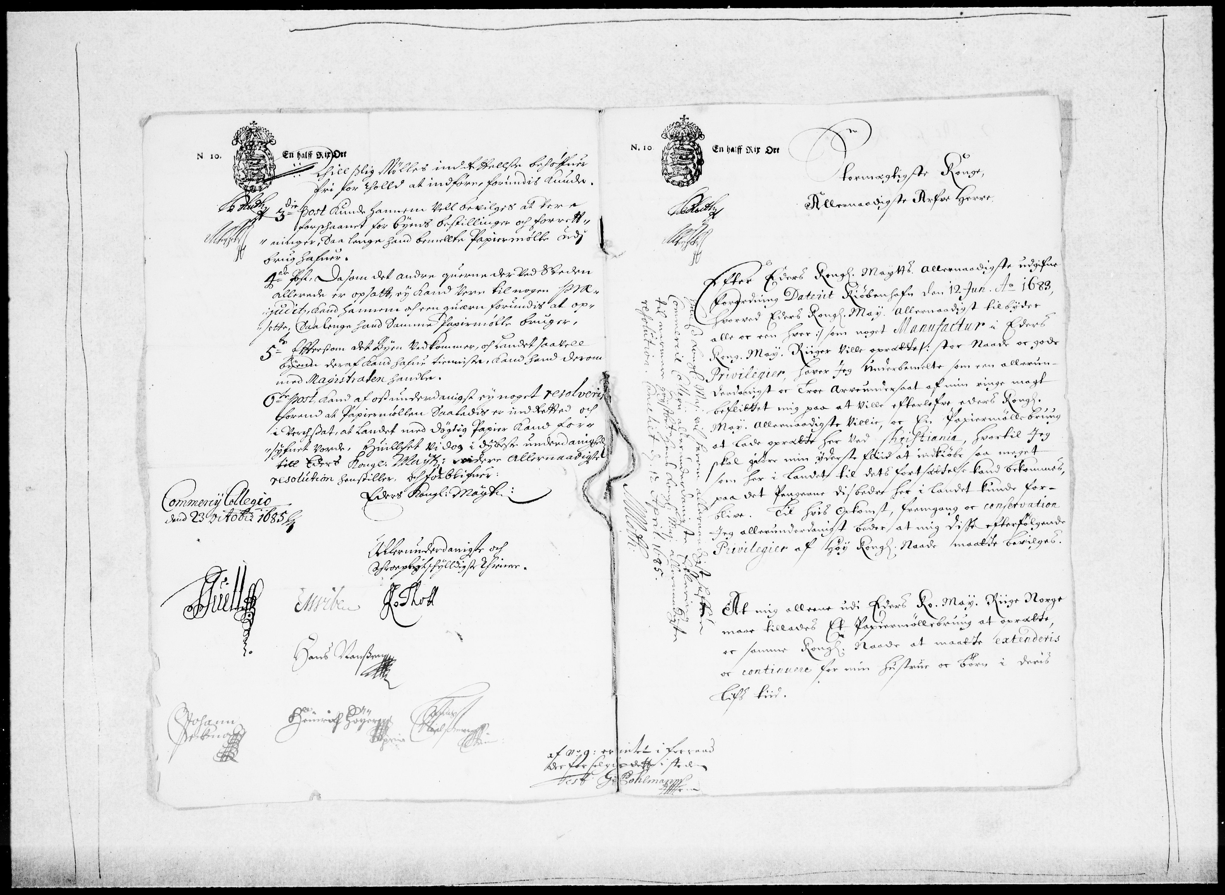 Danske Kanselli 1572-1799, AV/RA-EA-3023/F/Fc/Fcc/Fcca/L0039: Norske innlegg 1572-1799, 1685-1686, p. 429