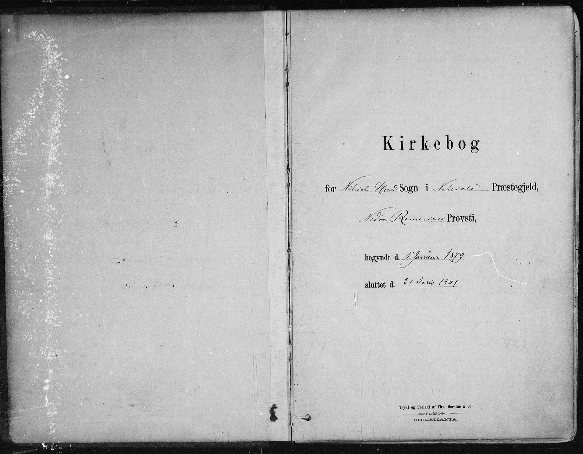 Nittedal prestekontor Kirkebøker, AV/SAO-A-10365a/F/Fa/L0007: Parish register (official) no. I 7, 1879-1901