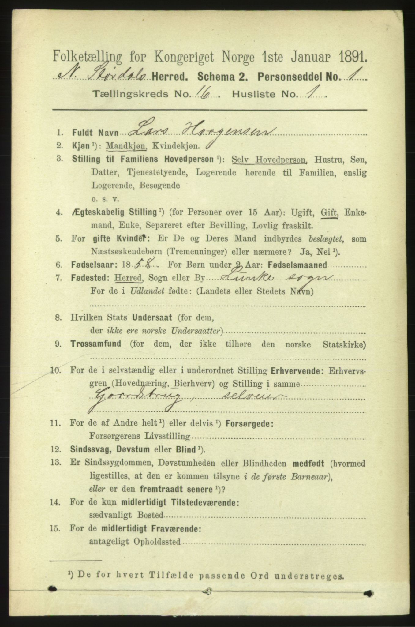 RA, 1891 census for 1714 Nedre Stjørdal, 1891, p. 7533