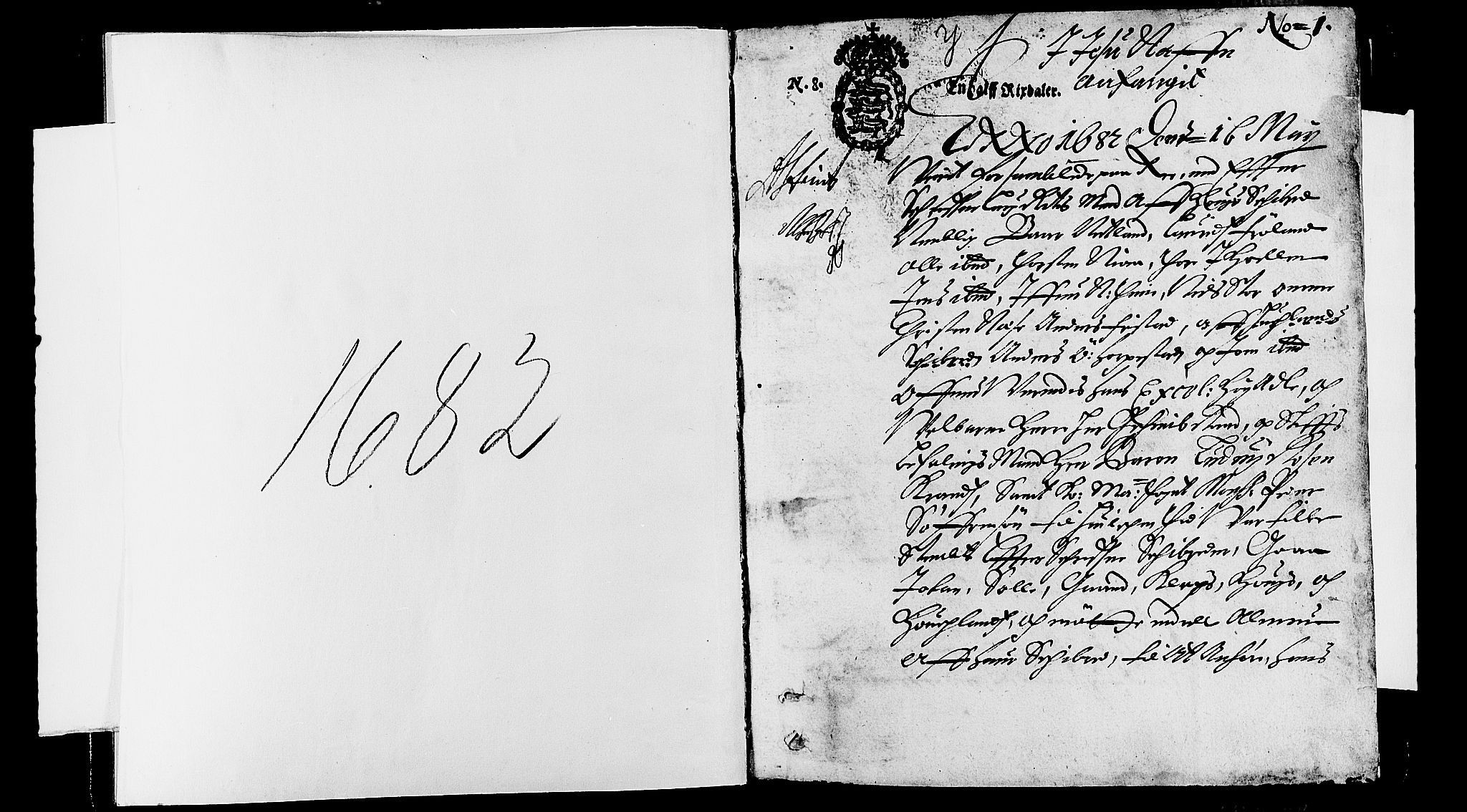 Jæren og Dalane sorenskriveri, SAST/A-100306/3/30/30BA/L0039: TINGBOK, 1682, p. 0b-1a