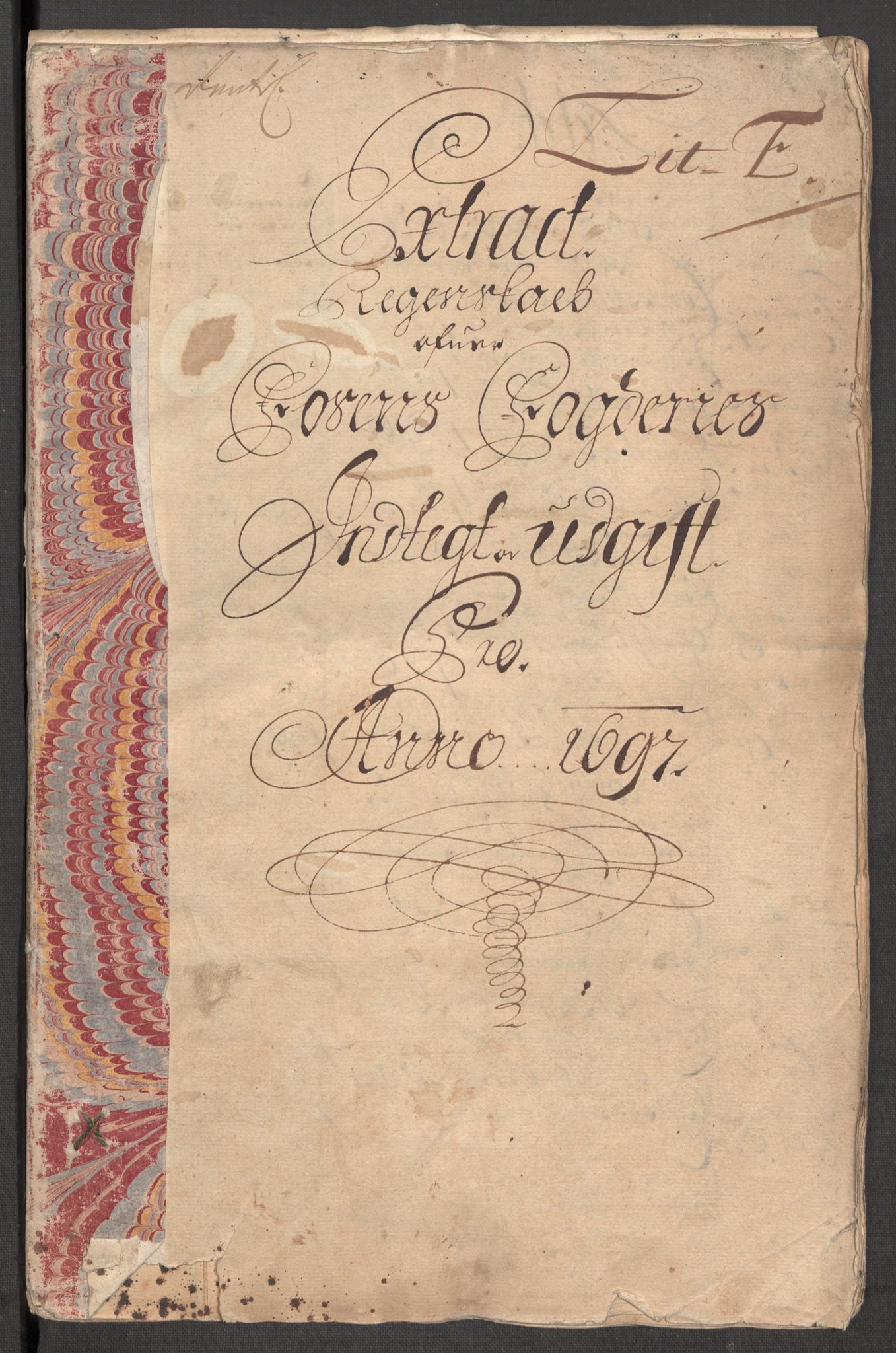 Rentekammeret inntil 1814, Reviderte regnskaper, Fogderegnskap, RA/EA-4092/R57/L3852: Fogderegnskap Fosen, 1697, p. 4