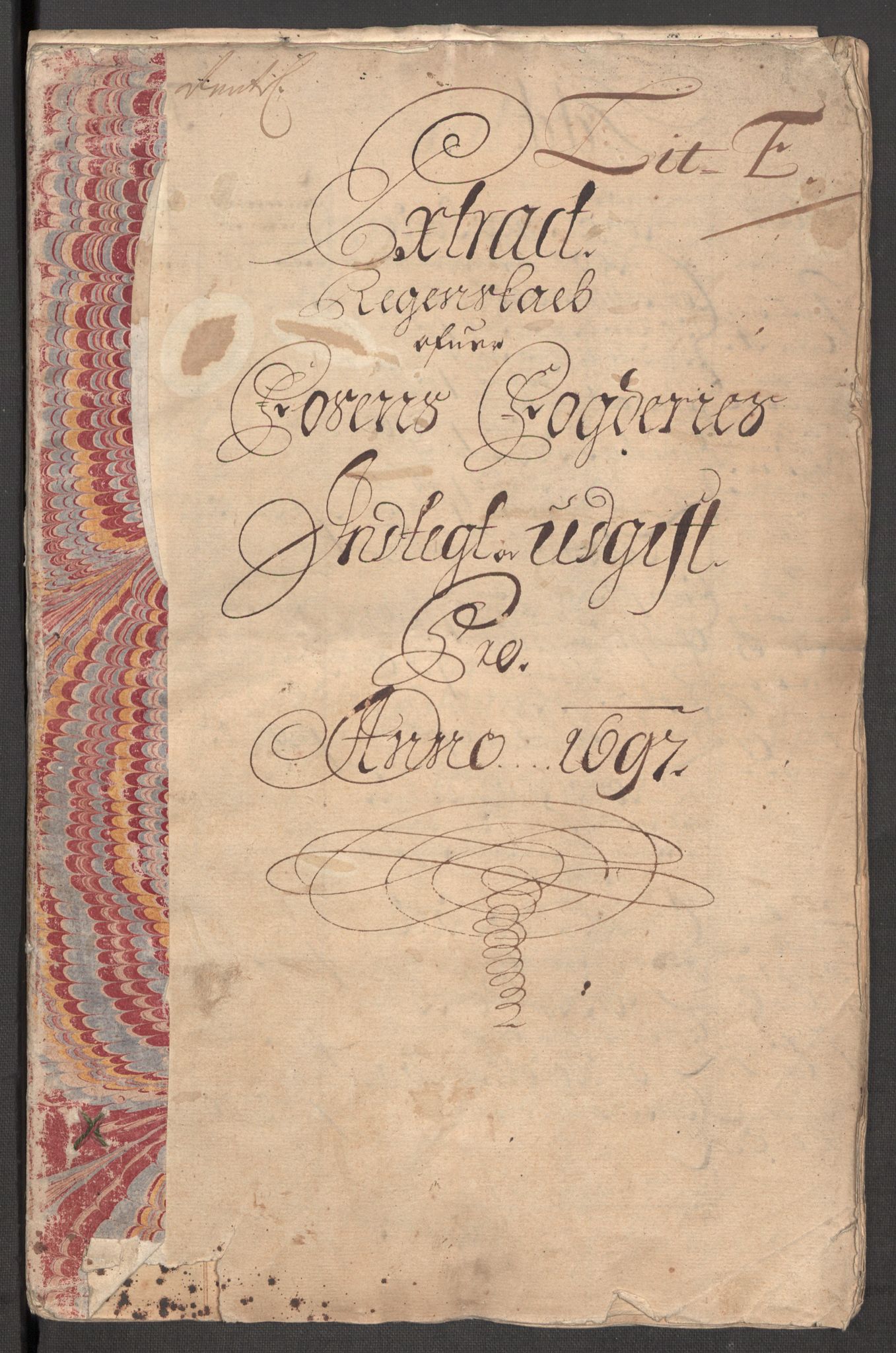 Rentekammeret inntil 1814, Reviderte regnskaper, Fogderegnskap, AV/RA-EA-4092/R57/L3852: Fogderegnskap Fosen, 1697, p. 4