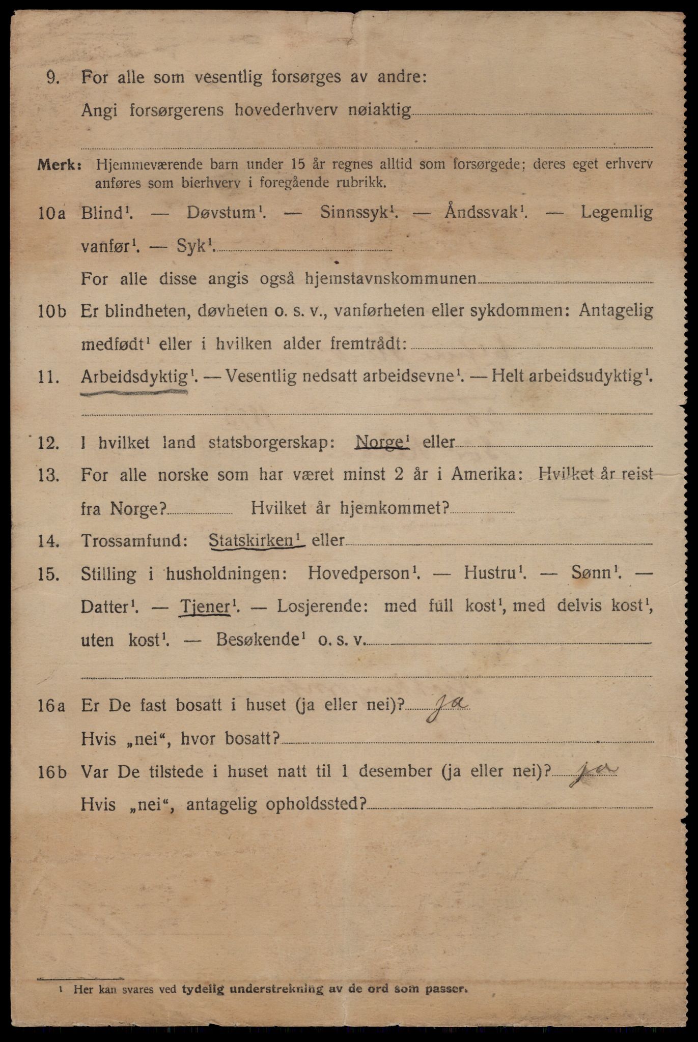 SAST, 1920 census for Haugesund, 1920, p. 27450