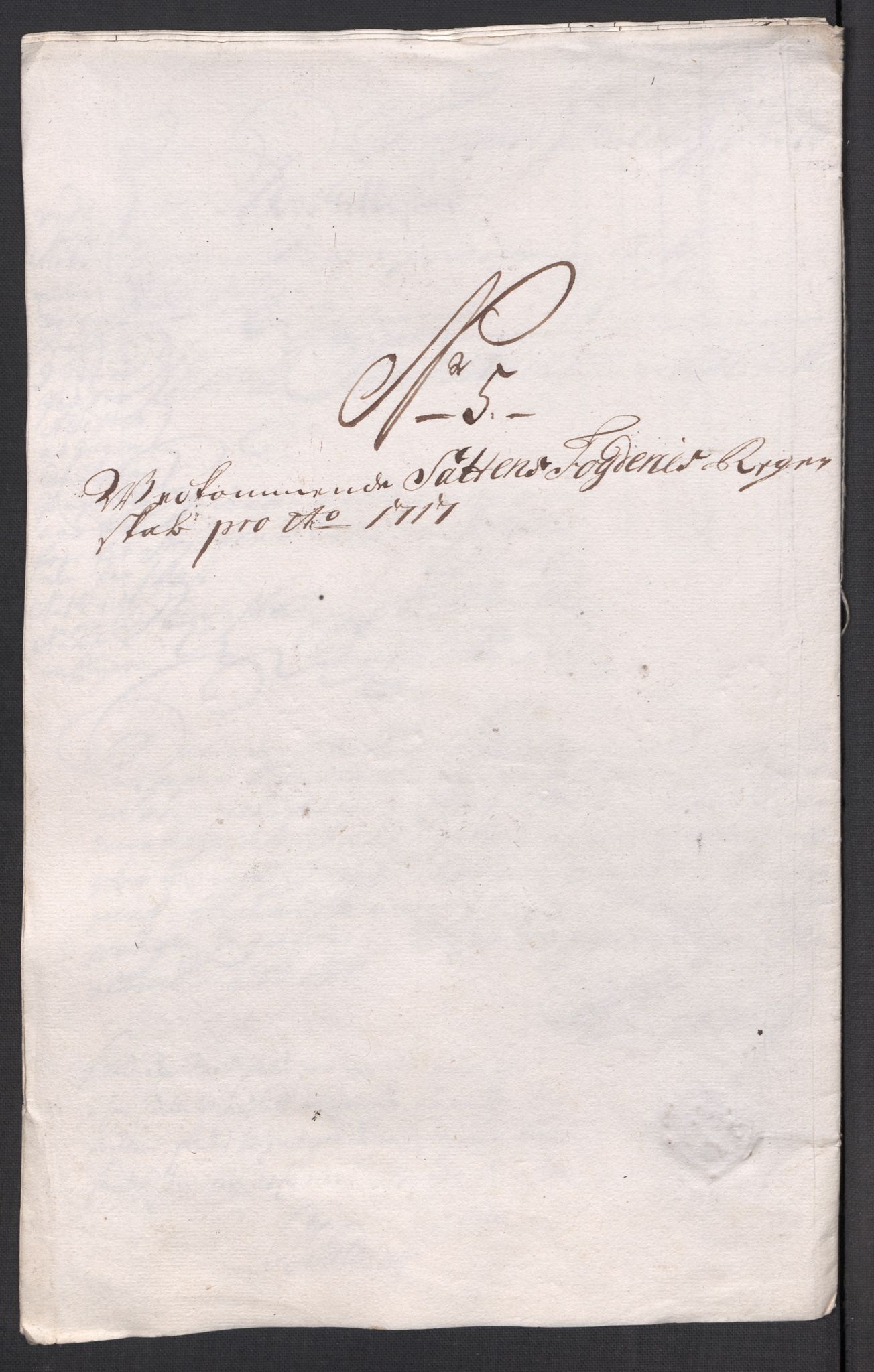 Rentekammeret inntil 1814, Reviderte regnskaper, Fogderegnskap, AV/RA-EA-4092/R66/L4587: Fogderegnskap Salten, 1717, p. 99