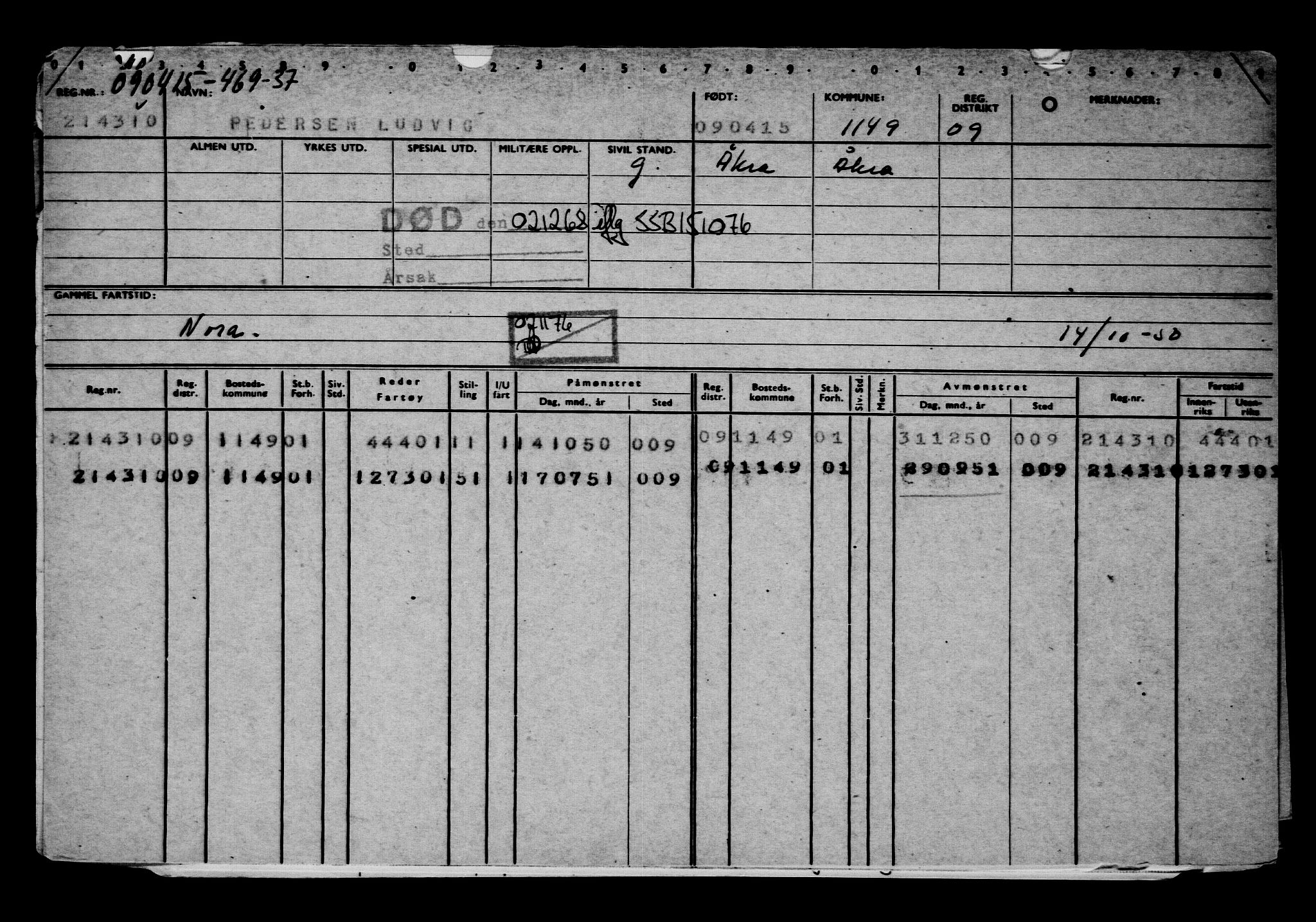 Direktoratet for sjømenn, AV/RA-S-3545/G/Gb/L0128: Hovedkort, 1915, p. 738