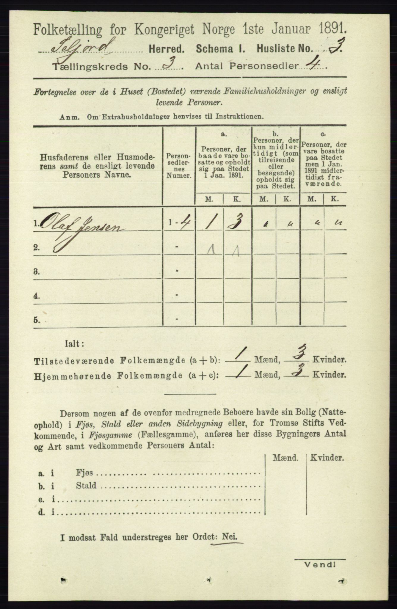 RA, 1891 census for 0828 Seljord, 1891, p. 937