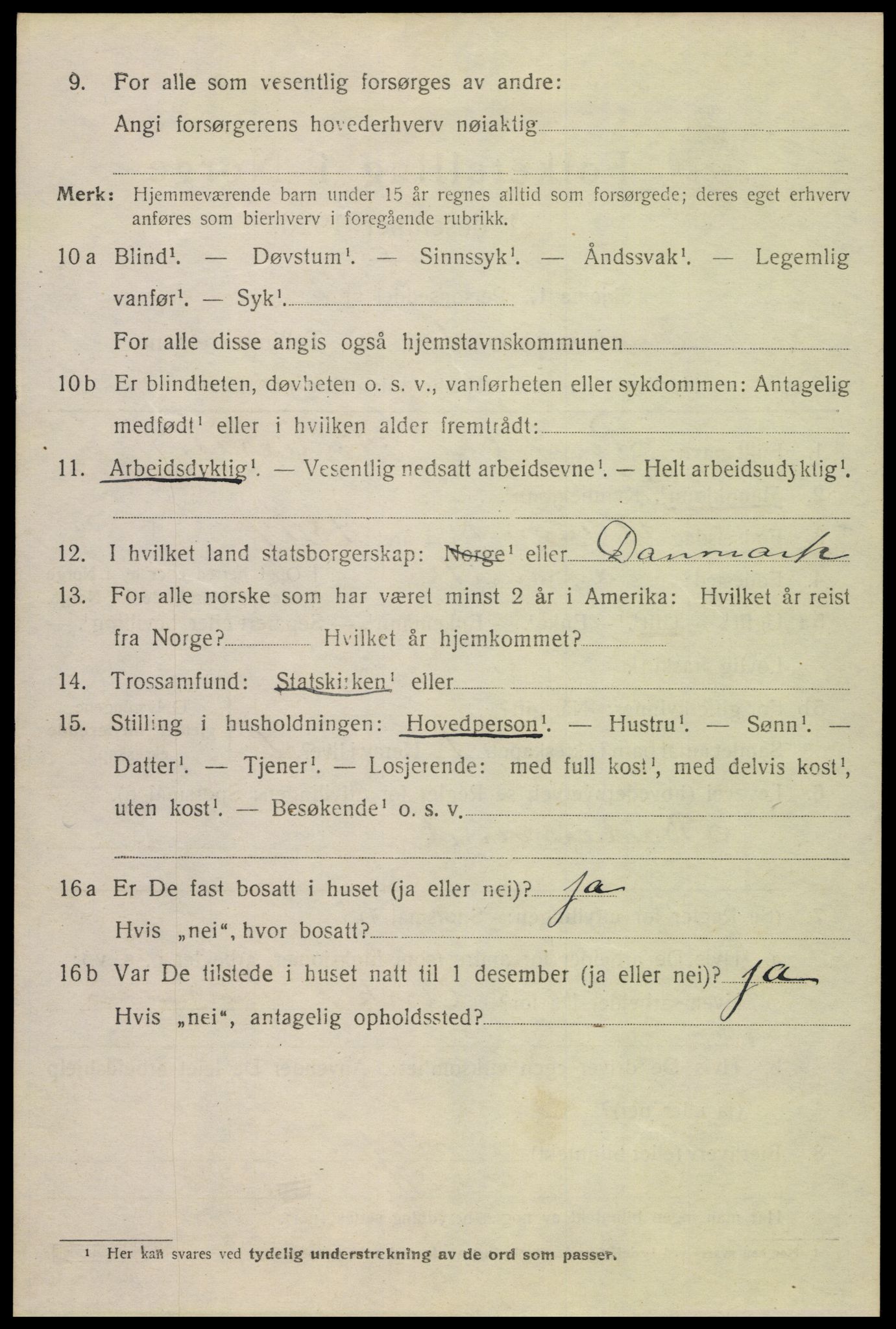 SAK, 1920 census for Kristiansand, 1920, p. 22896