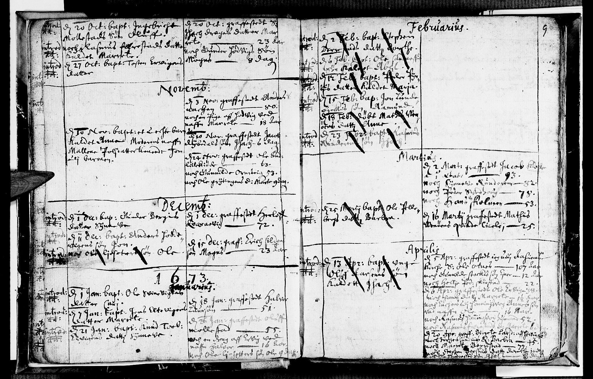 Selje sokneprestembete, SAB/A-99938/H/Ha/Haa/Haaa: Parish register (official) no. A 1, 1668-1696, p. 9