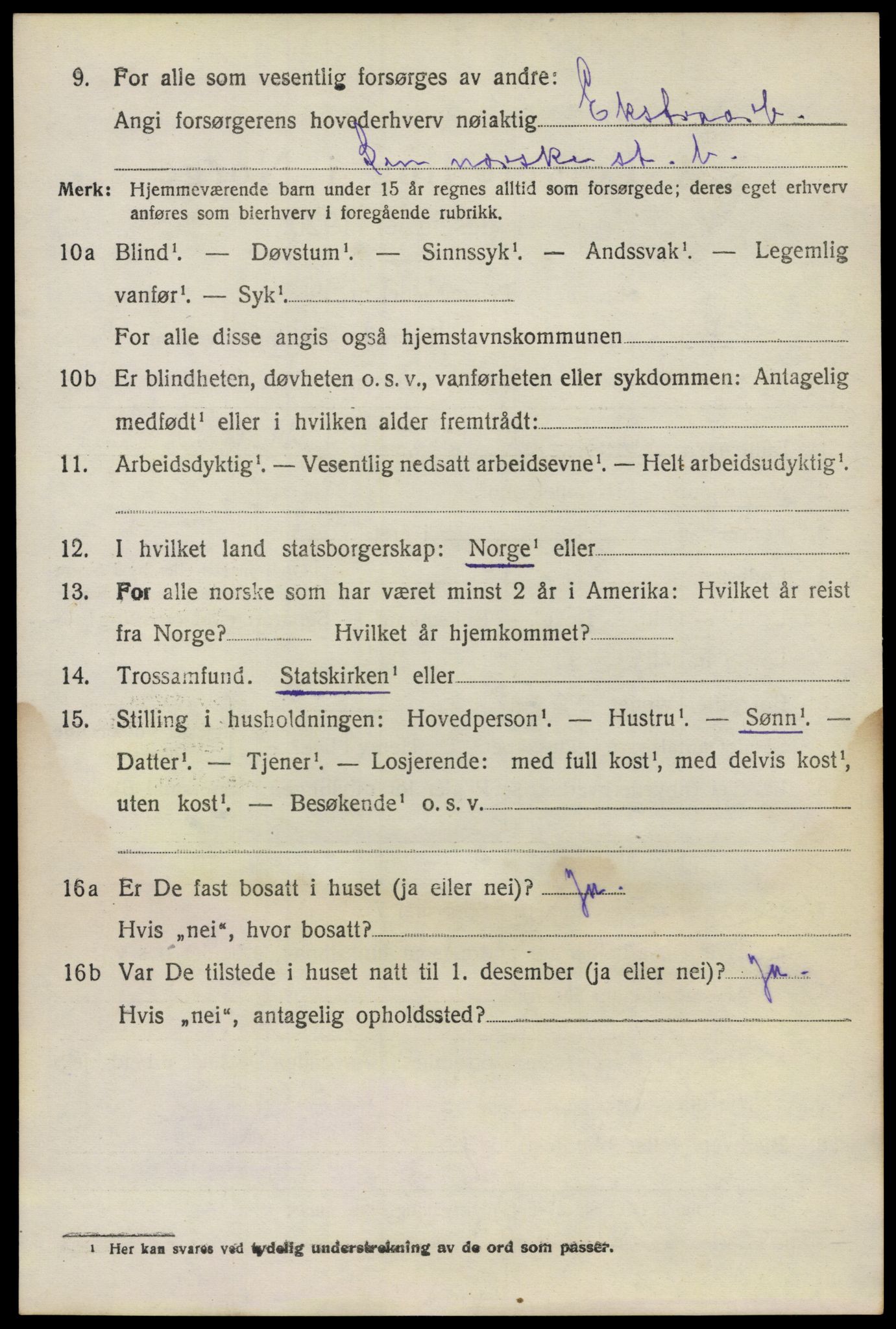 SAO, 1920 census for Rygge, 1920, p. 6842