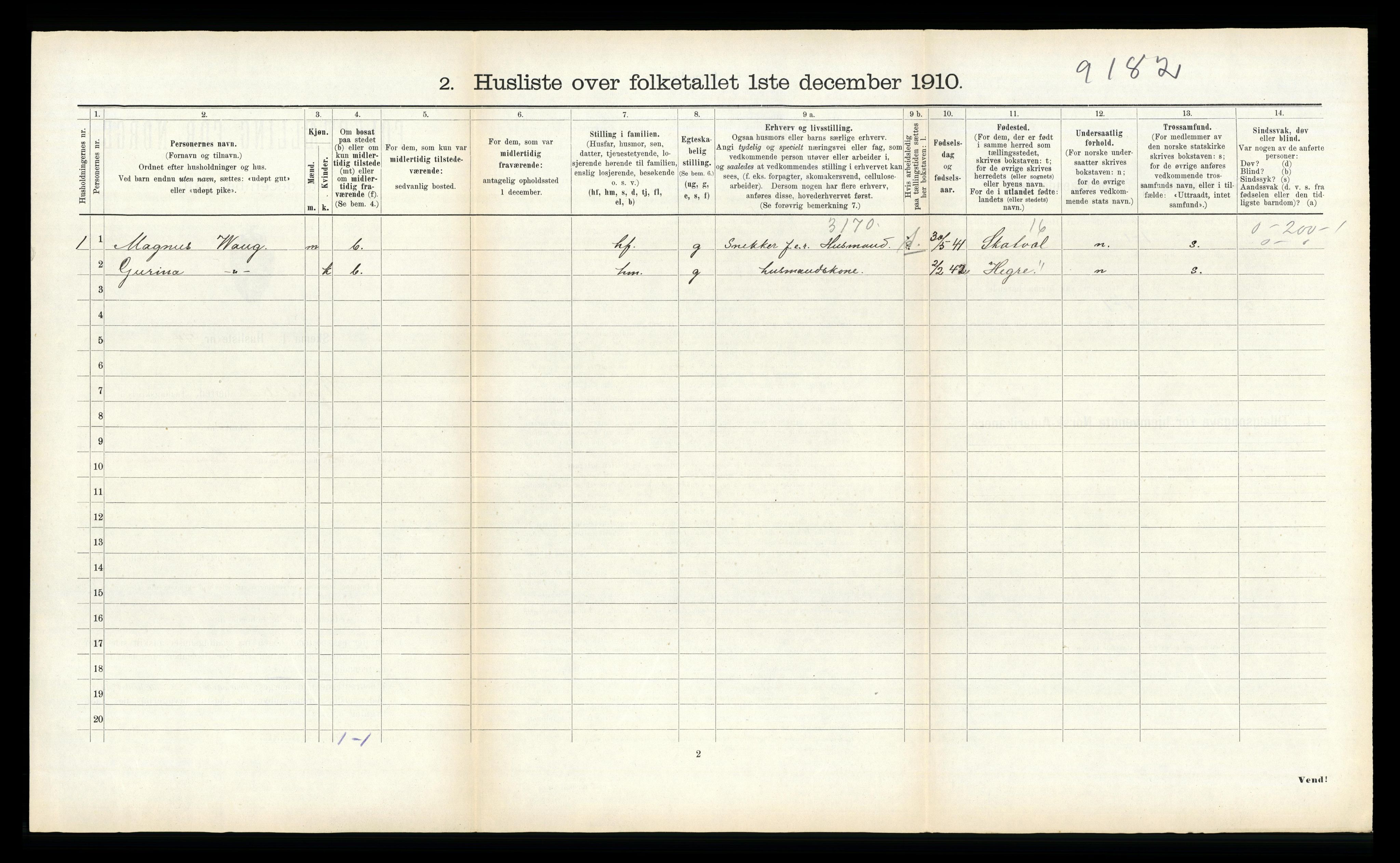 RA, 1910 census for Stjørdal, 1910, p. 955