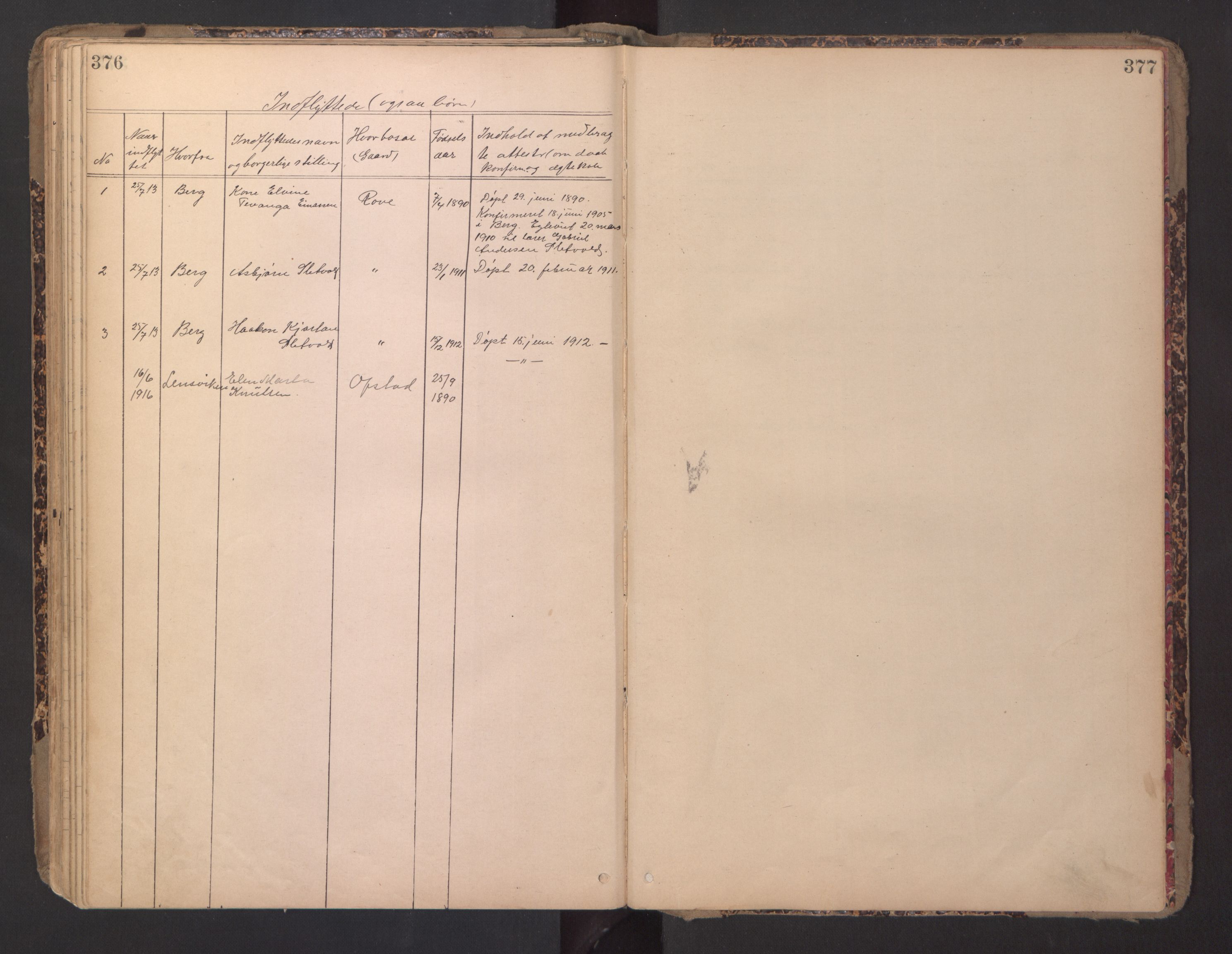 Ministerialprotokoller, klokkerbøker og fødselsregistre - Sør-Trøndelag, SAT/A-1456/670/L0837: Parish register (copy) no. 670C01, 1905-1946, p. 376-377