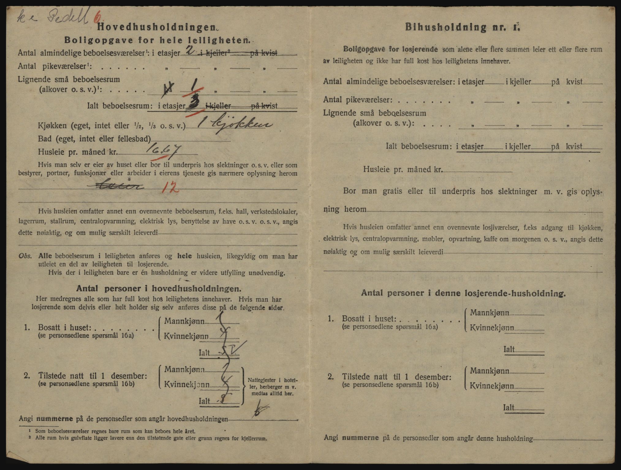 SAB, 1920 census for Florø, 1920, p. 393