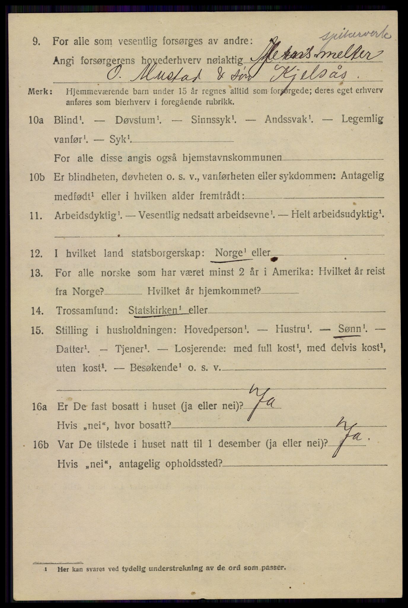 SAO, 1920 census for Aker, 1920, p. 70421