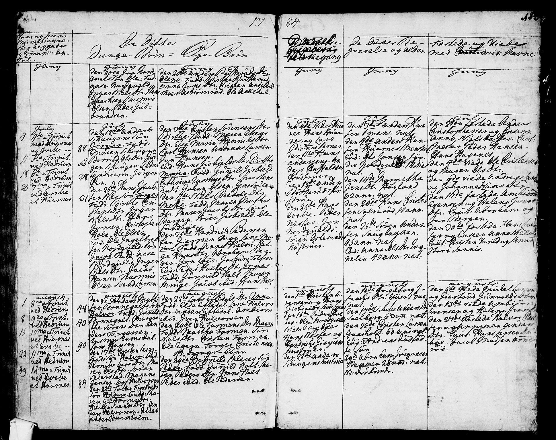 Hedrum kirkebøker, AV/SAKO-A-344/F/Fa/L0001: Parish register (official) no. I 1, 1751-1785, p. 184