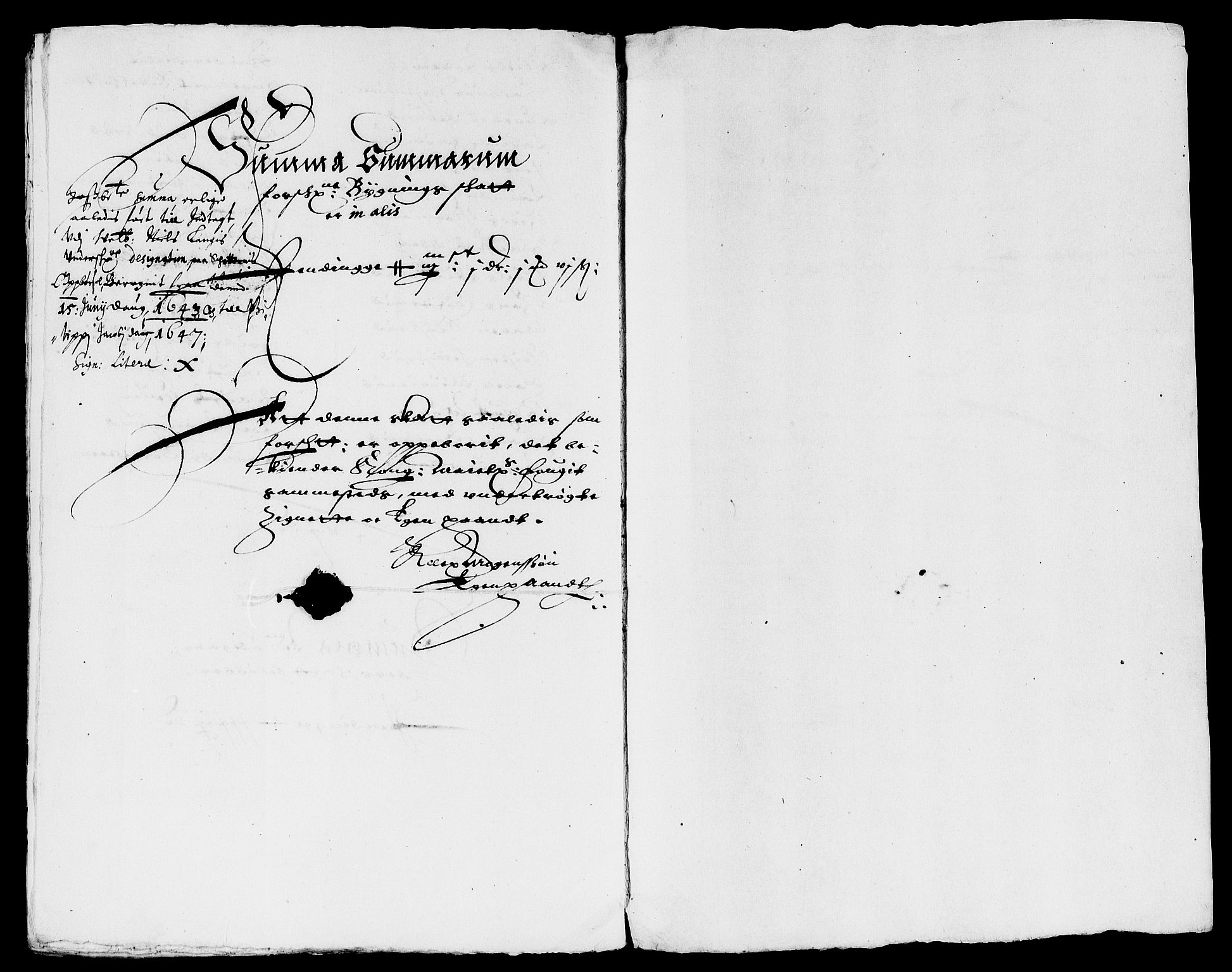 Rentekammeret inntil 1814, Reviderte regnskaper, Lensregnskaper, AV/RA-EA-5023/R/Rb/Rbl/L0009: Brunla len, 1643-1647