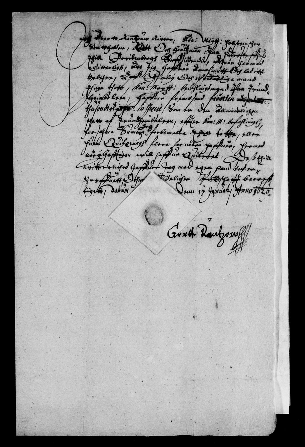 Rentekammeret inntil 1814, Reviderte regnskaper, Lensregnskaper, AV/RA-EA-5023/R/Rb/Rbw/L0030: Trondheim len, 1625-1627