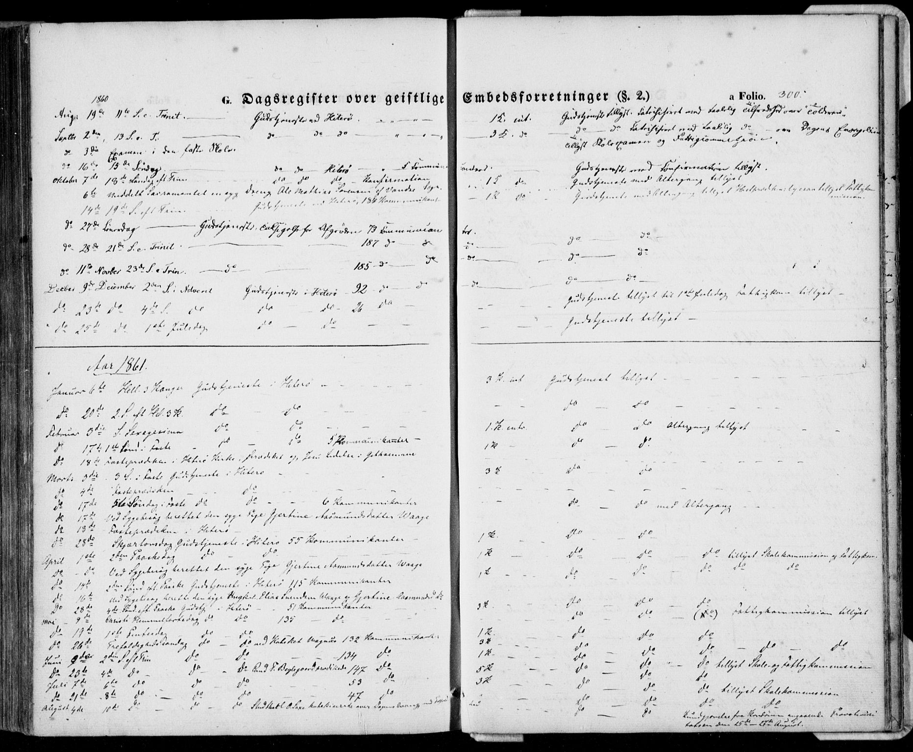 Flekkefjord sokneprestkontor, AV/SAK-1111-0012/F/Fa/Fab/L0004: Parish register (official) no. A 4, 1850-1875, p. 300