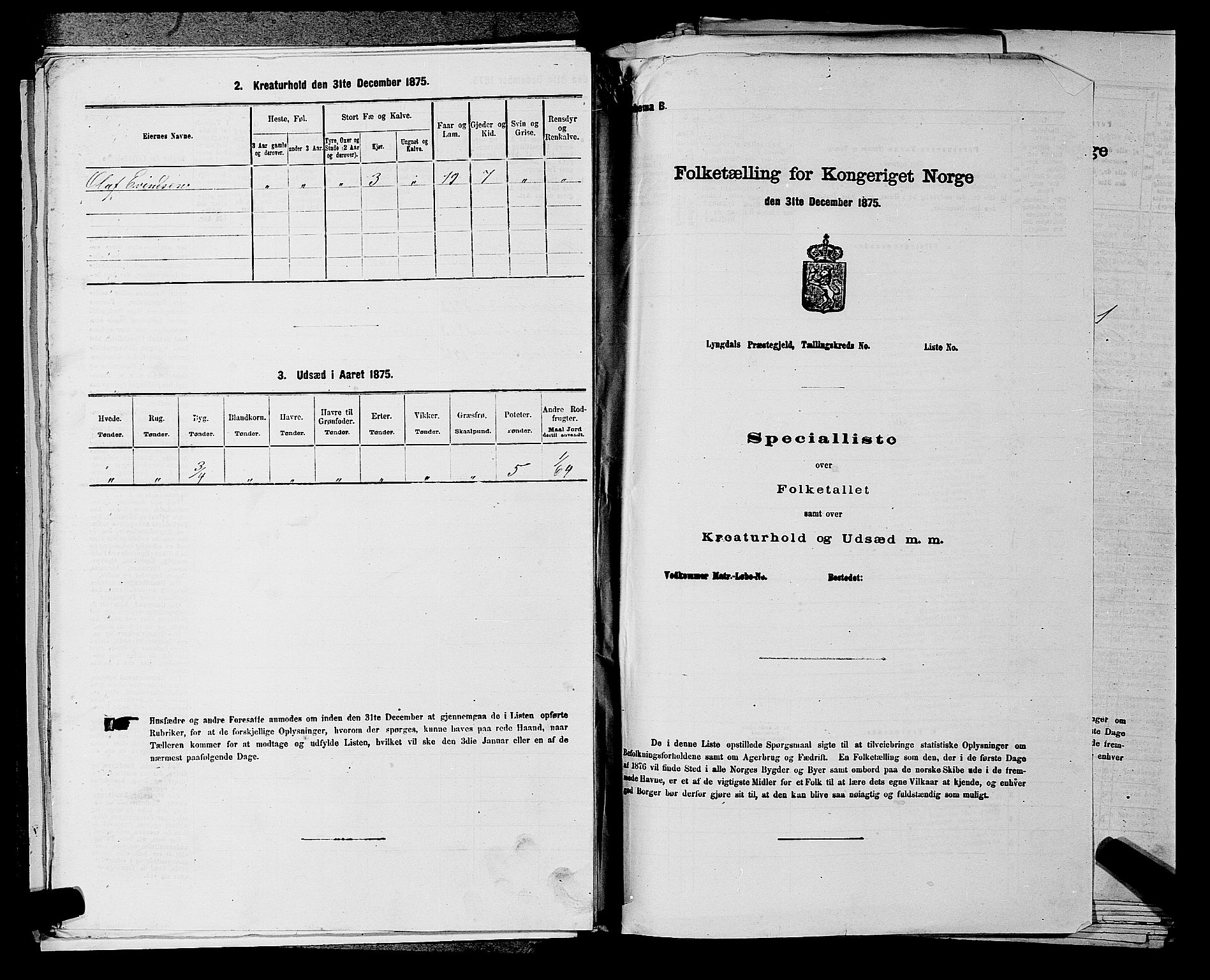 SAKO, 1875 census for 0830P Nissedal, 1875, p. 485