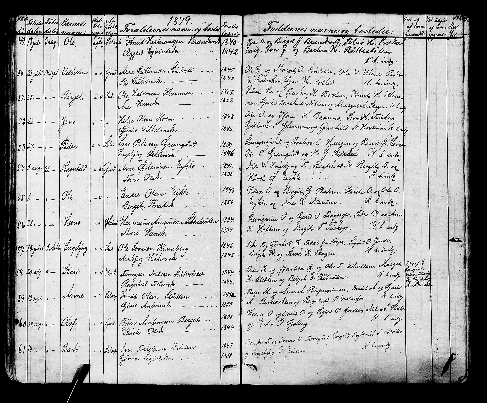 Gol kirkebøker, AV/SAKO-A-226/G/Ga/L0002: Parish register (copy) no. I 2, 1860-1887, p. 180-181