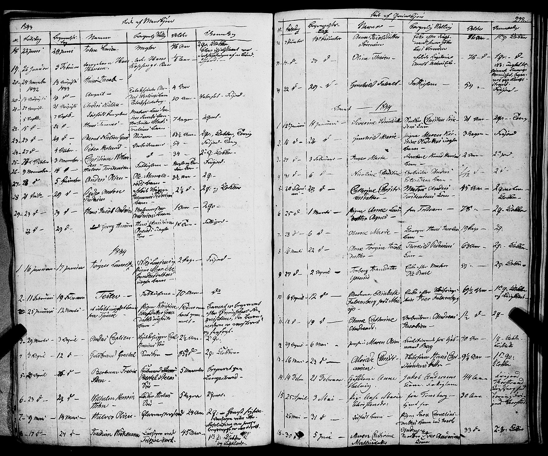 Larvik kirkebøker, SAKO/A-352/F/Fa/L0002: Parish register (official) no. I 2, 1825-1847, p. 298