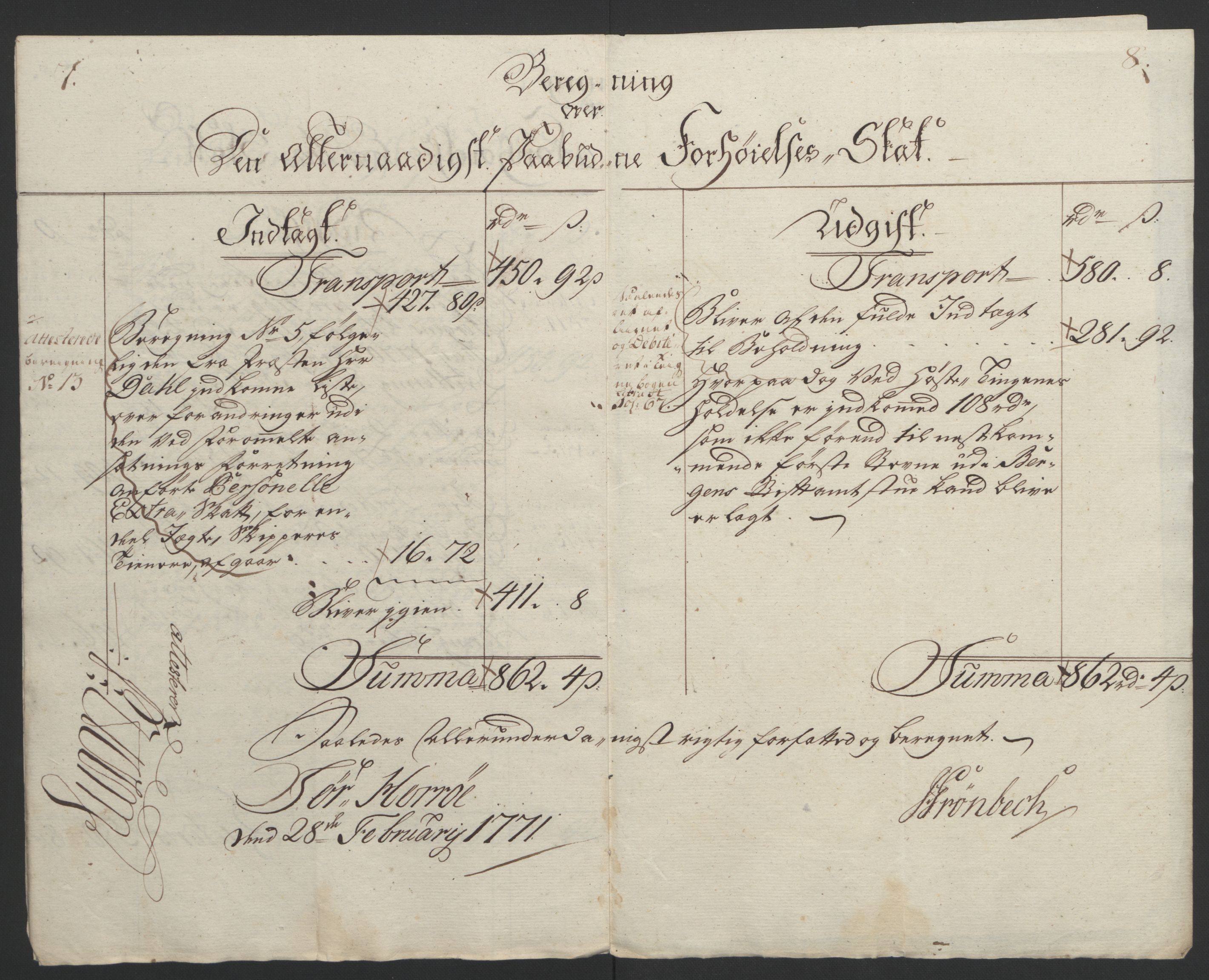 Rentekammeret inntil 1814, Reviderte regnskaper, Fogderegnskap, AV/RA-EA-4092/R65/L4573: Ekstraskatten Helgeland, 1762-1772, p. 259