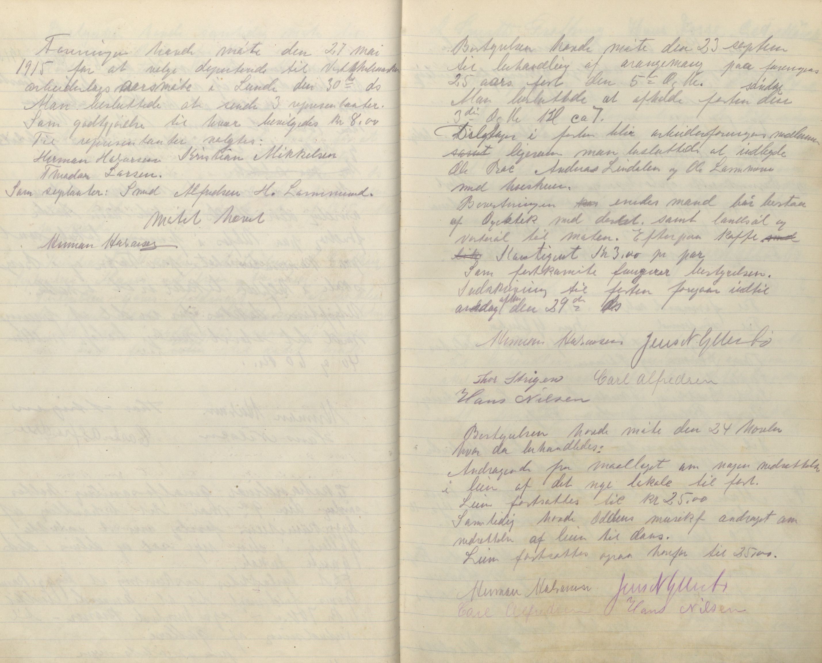 Ulefoss og Omegns Arbeiderforening , AAT/AAT-819011/A/L0002: Møtebok, 1904-1929