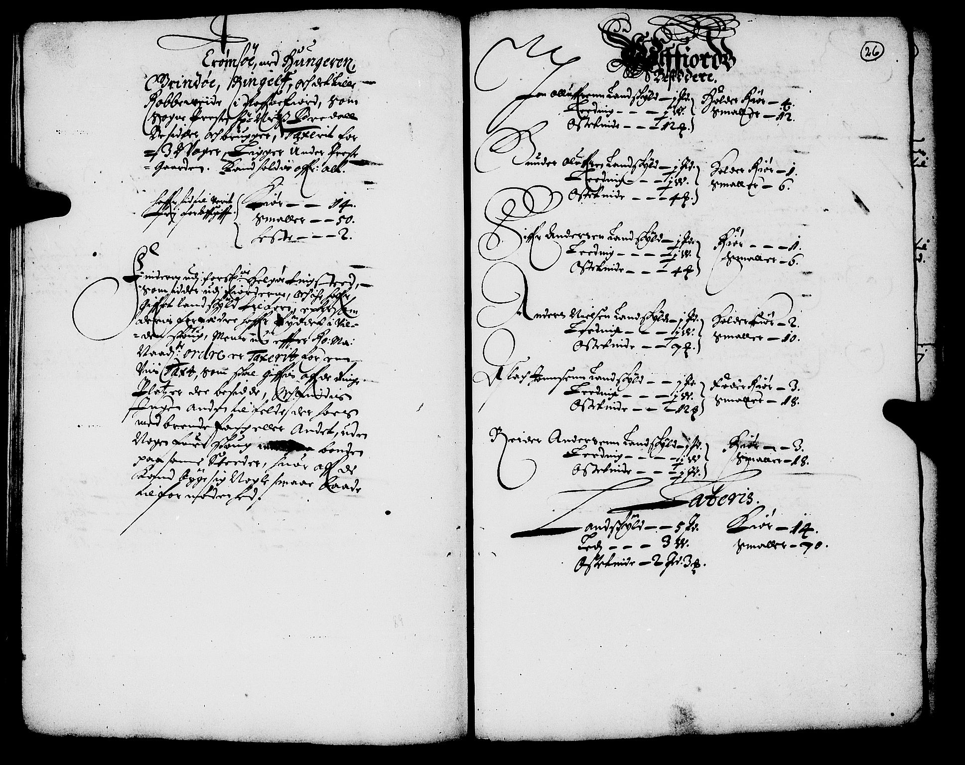 Rentekammeret inntil 1814, Realistisk ordnet avdeling, RA/EA-4070/N/Nb/Nba/L0059: Troms fogderi, 1667, p. 25b-26a