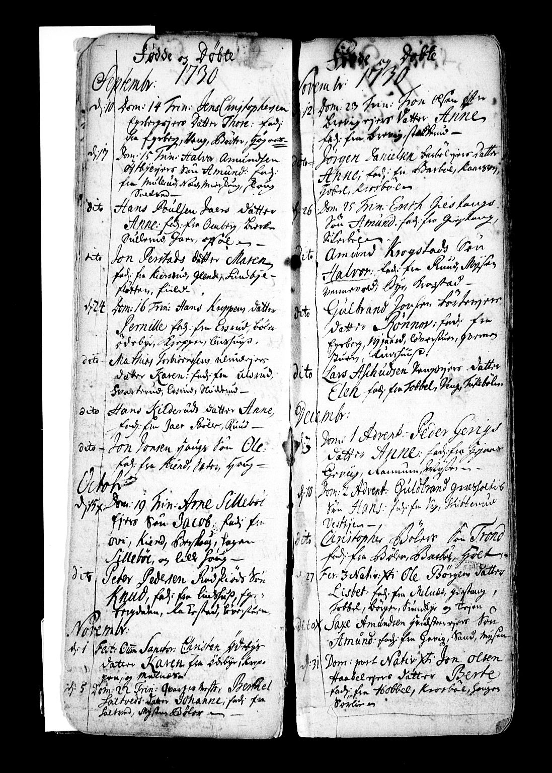 Enebakk prestekontor Kirkebøker, AV/SAO-A-10171c/F/Fa/L0001: Parish register (official) no. I 1, 1719-1754