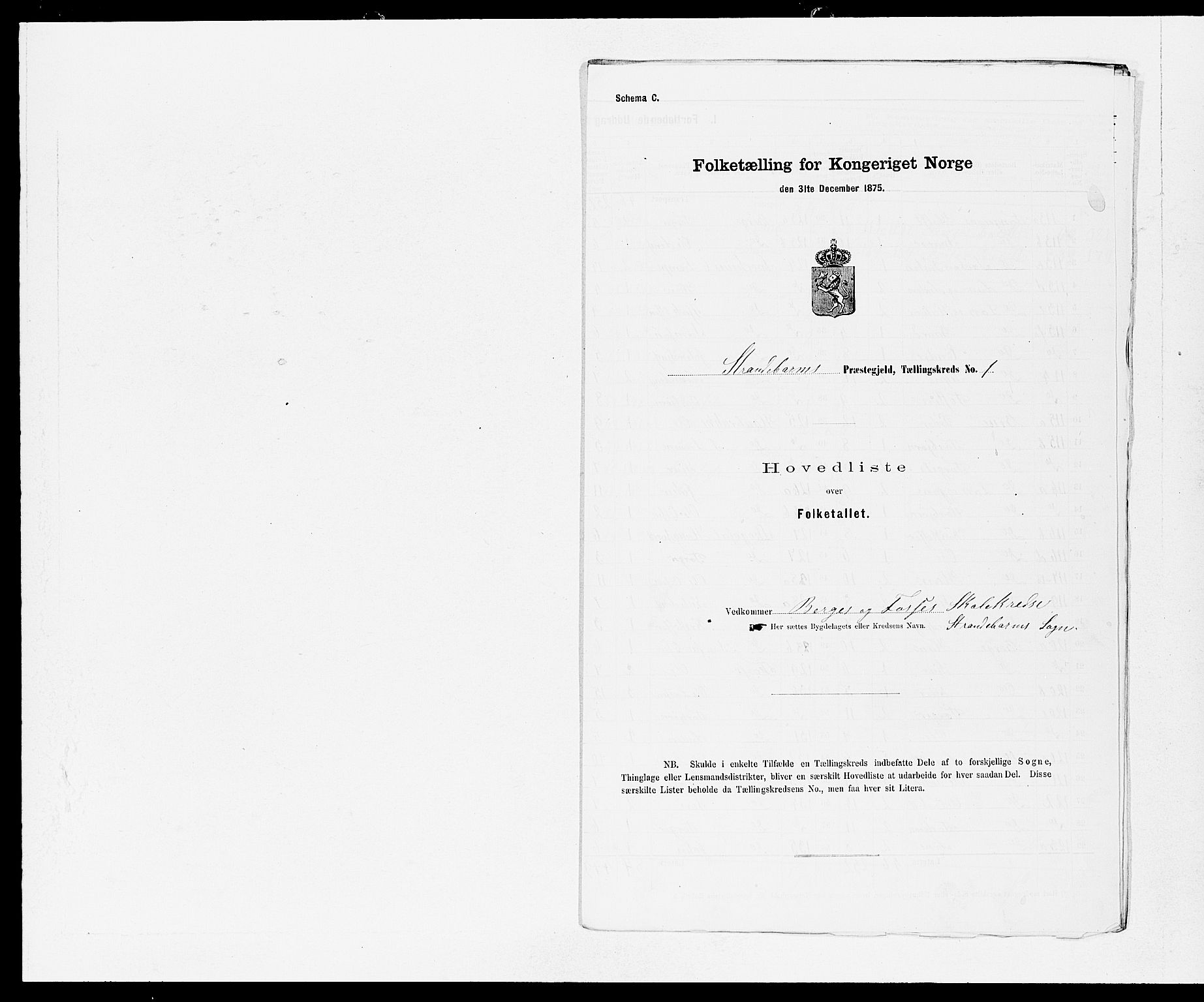 SAB, 1875 census for 1226P Strandebarm, 1875, p. 2