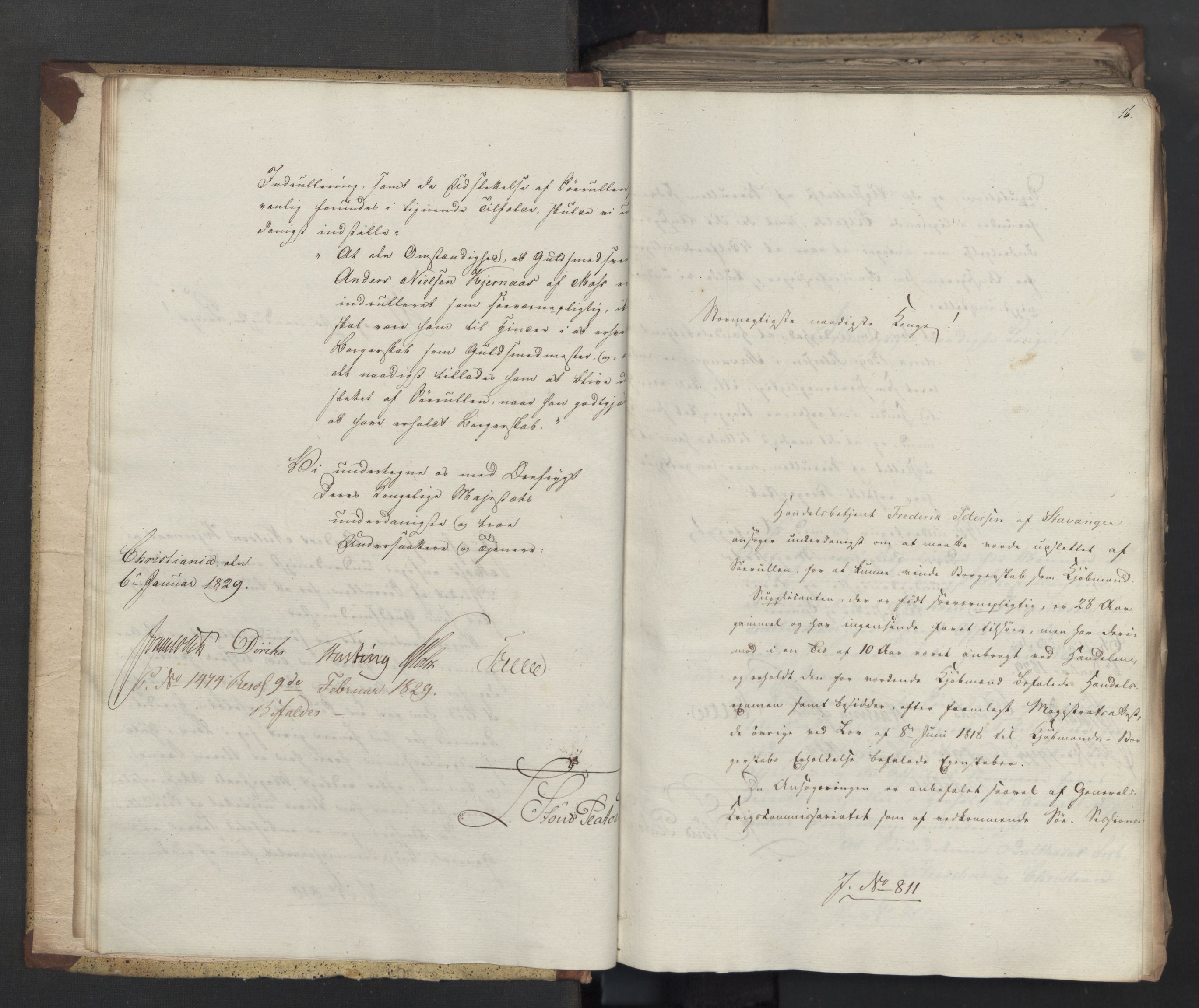 Statsrådsavdelingen i Stockholm, AV/RA-S-1003/D/Da/L0058: Regjeringsinnstillinger nr. 808-1073, 1829, p. 15